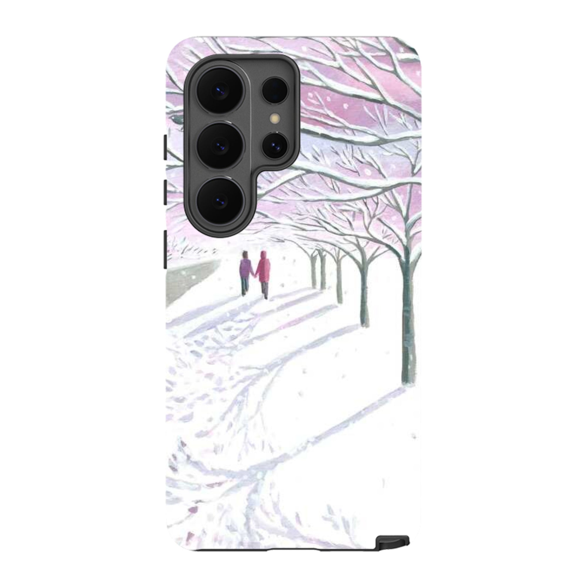 Samsung Tough Case - Snowy Park By Mary Stubberfield