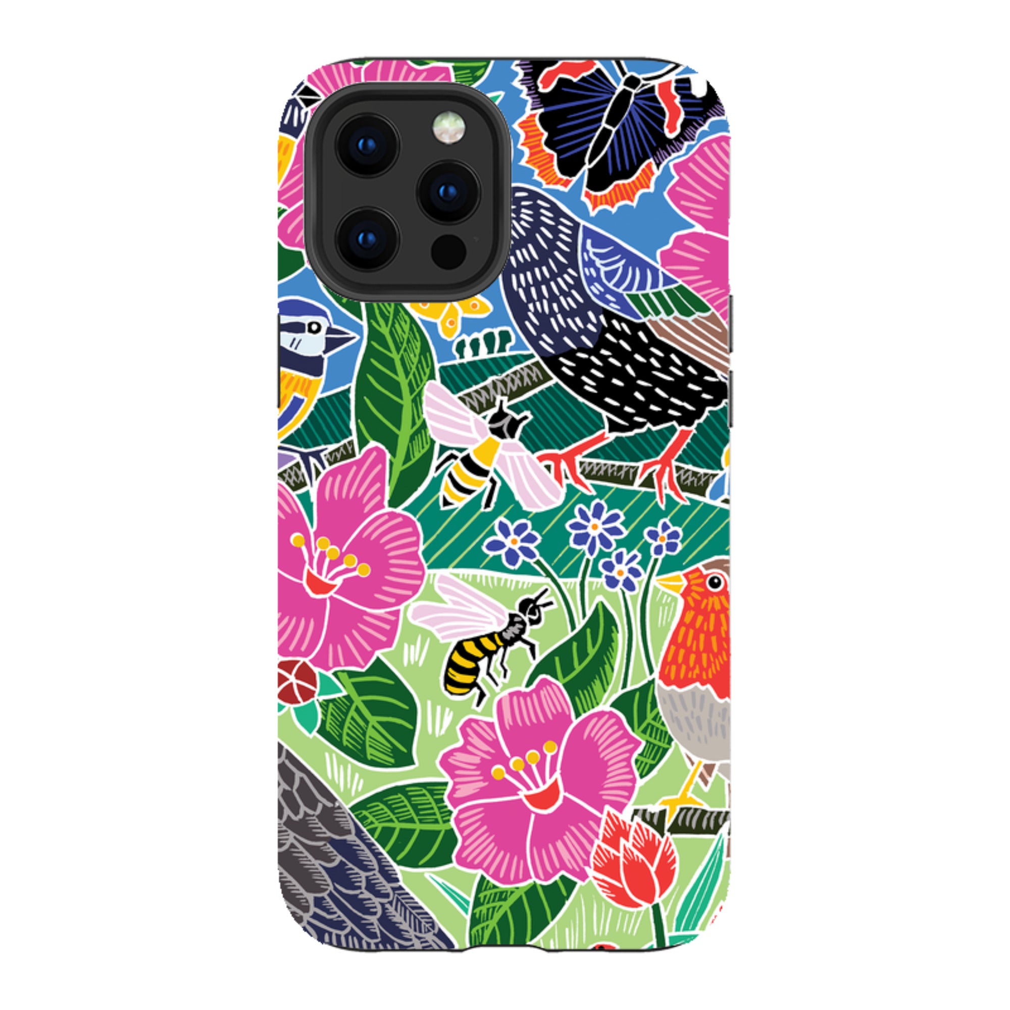 iPhone Tough Case - Garden Bird Jigsaw A By Kate Heiss