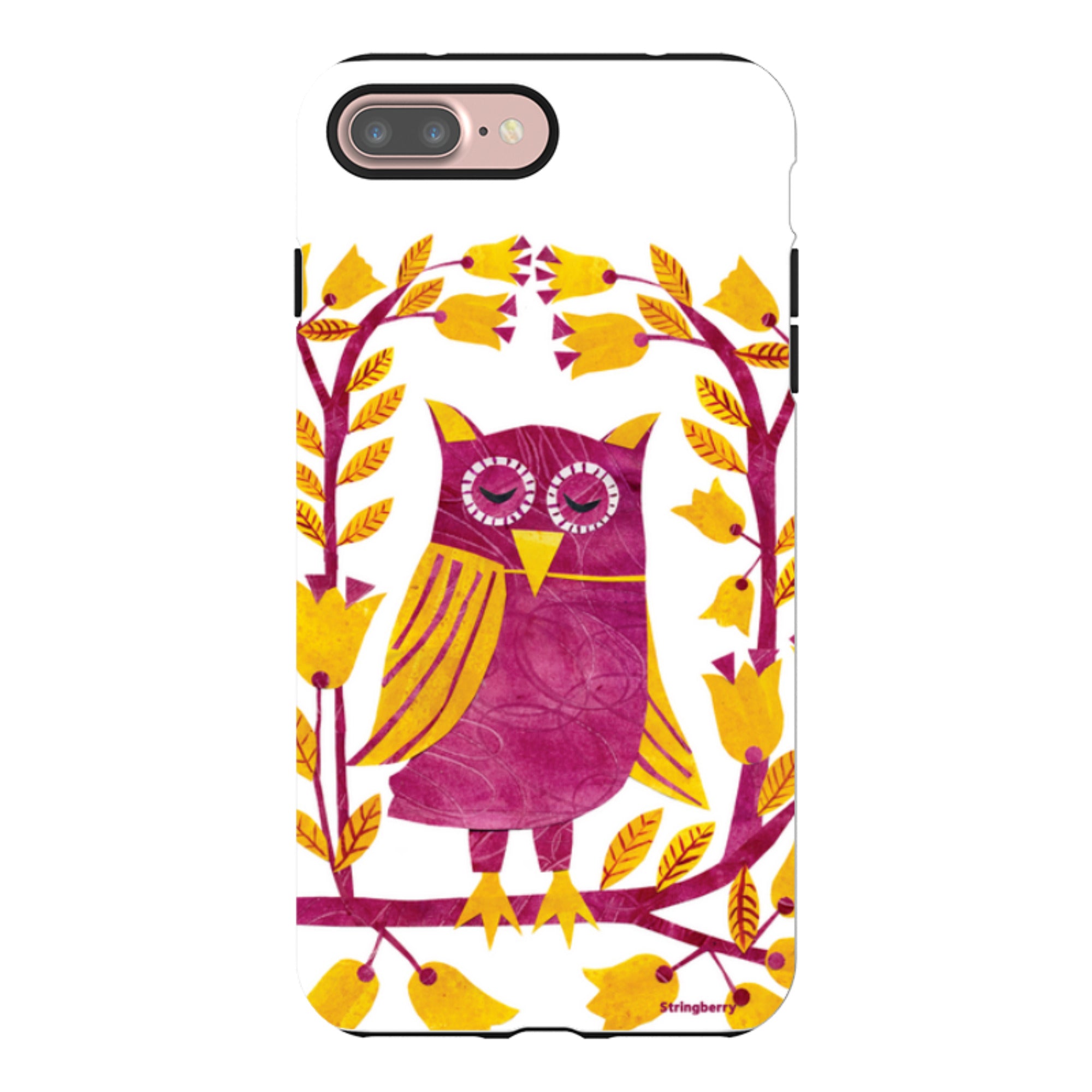 iPhone Tough Case - Folk Owl By Tracey English