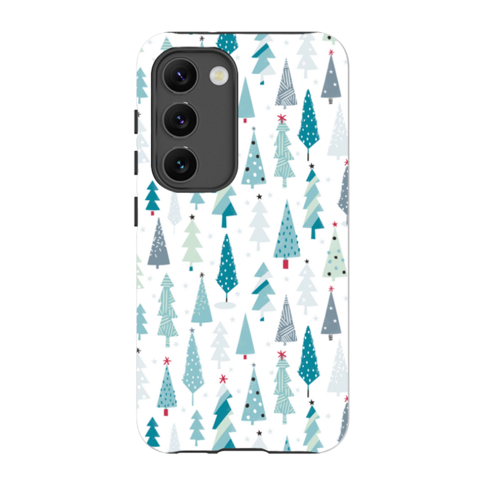 Samsung Tough Case - Little Xmas Trees By Ali Brookes