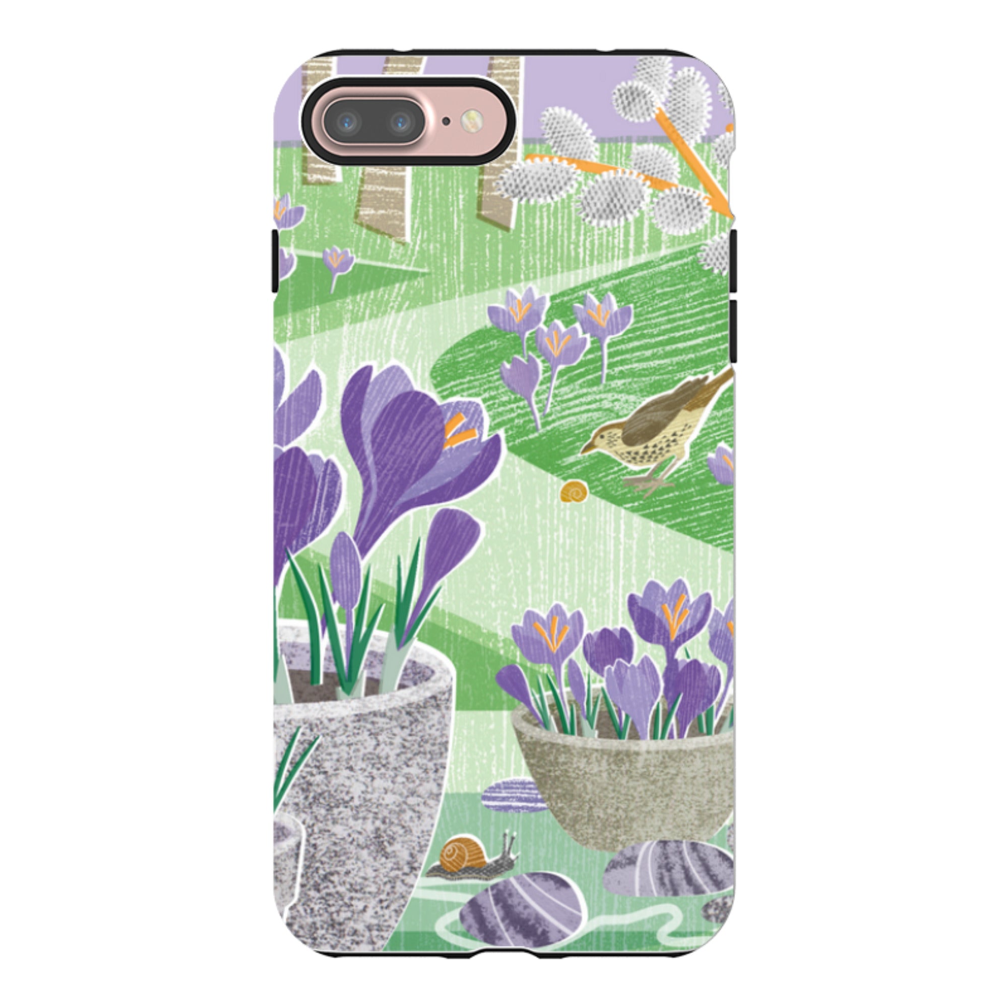 iPhone Tough Case - Crocus By Liane Payne