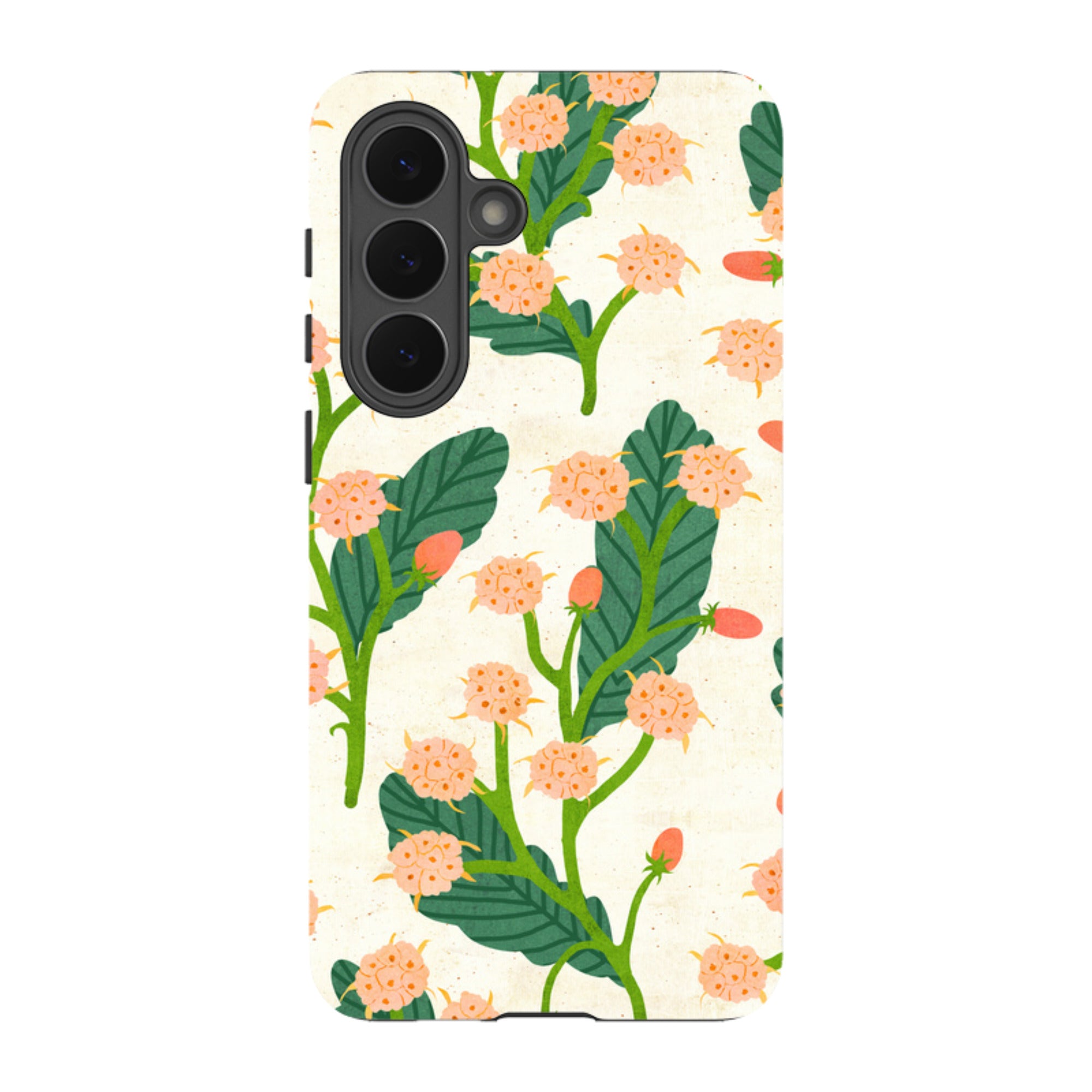Samsung Tough Case - Summer Seeds Cream By Katherine Quinn