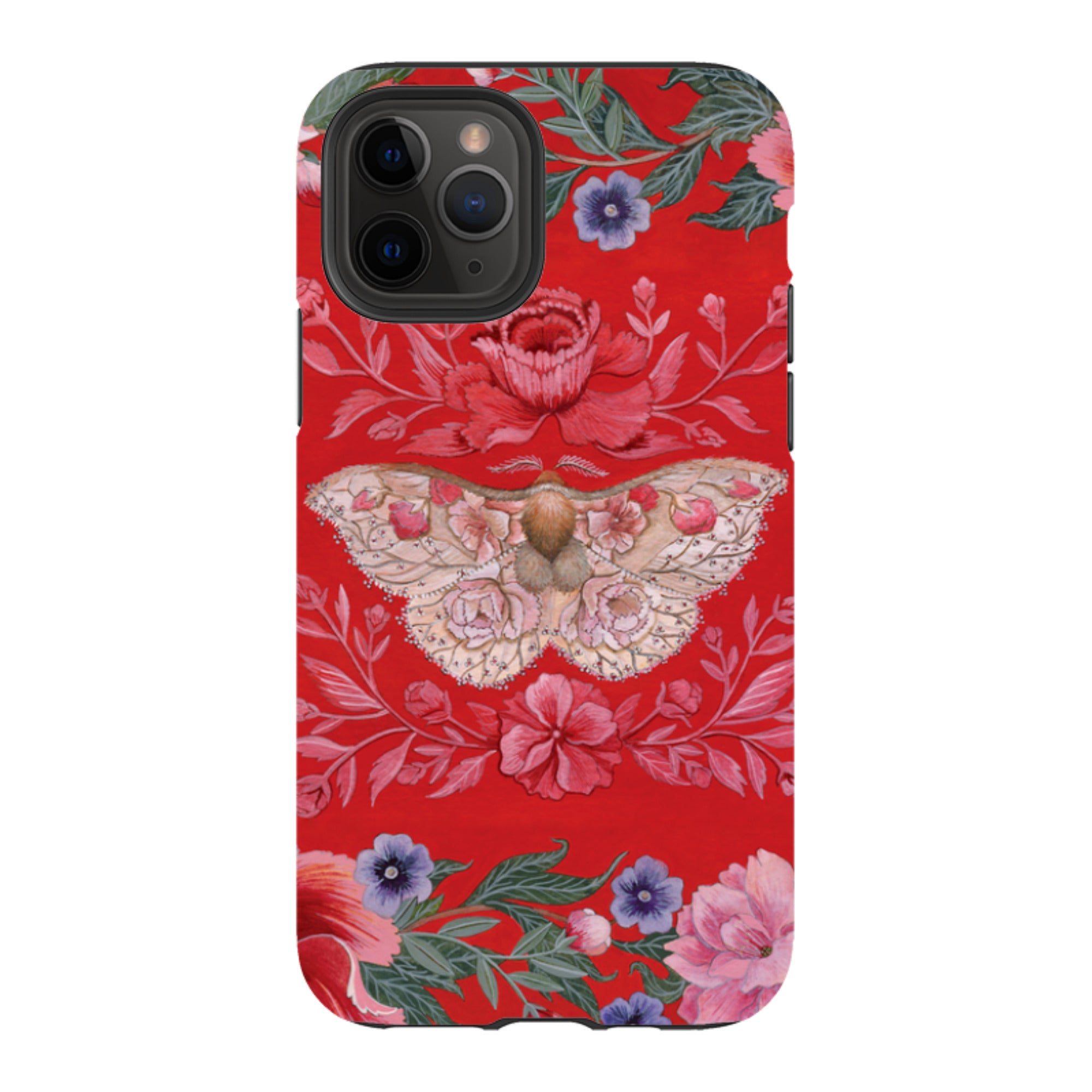 iPhone Tough Case - Blossom Moth By Maria Matos