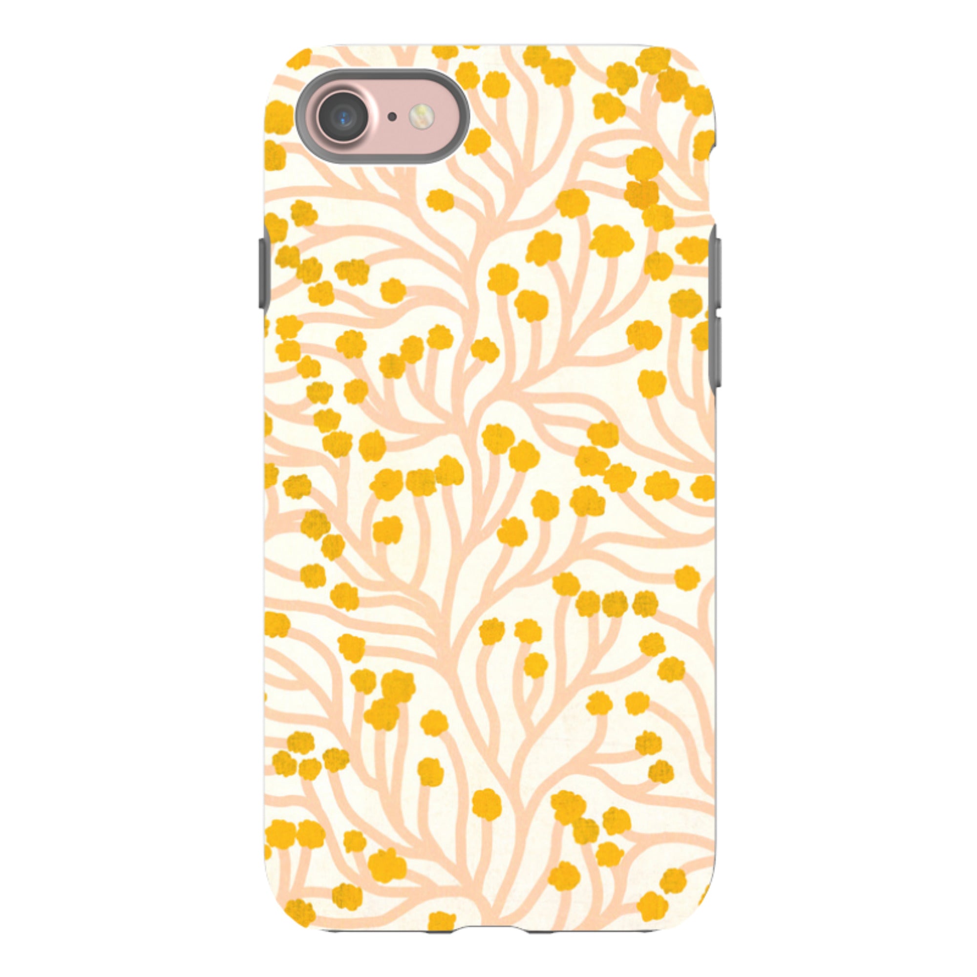 iPhone Tough Case - Vine Pink And Ochre By Katherine Quinn