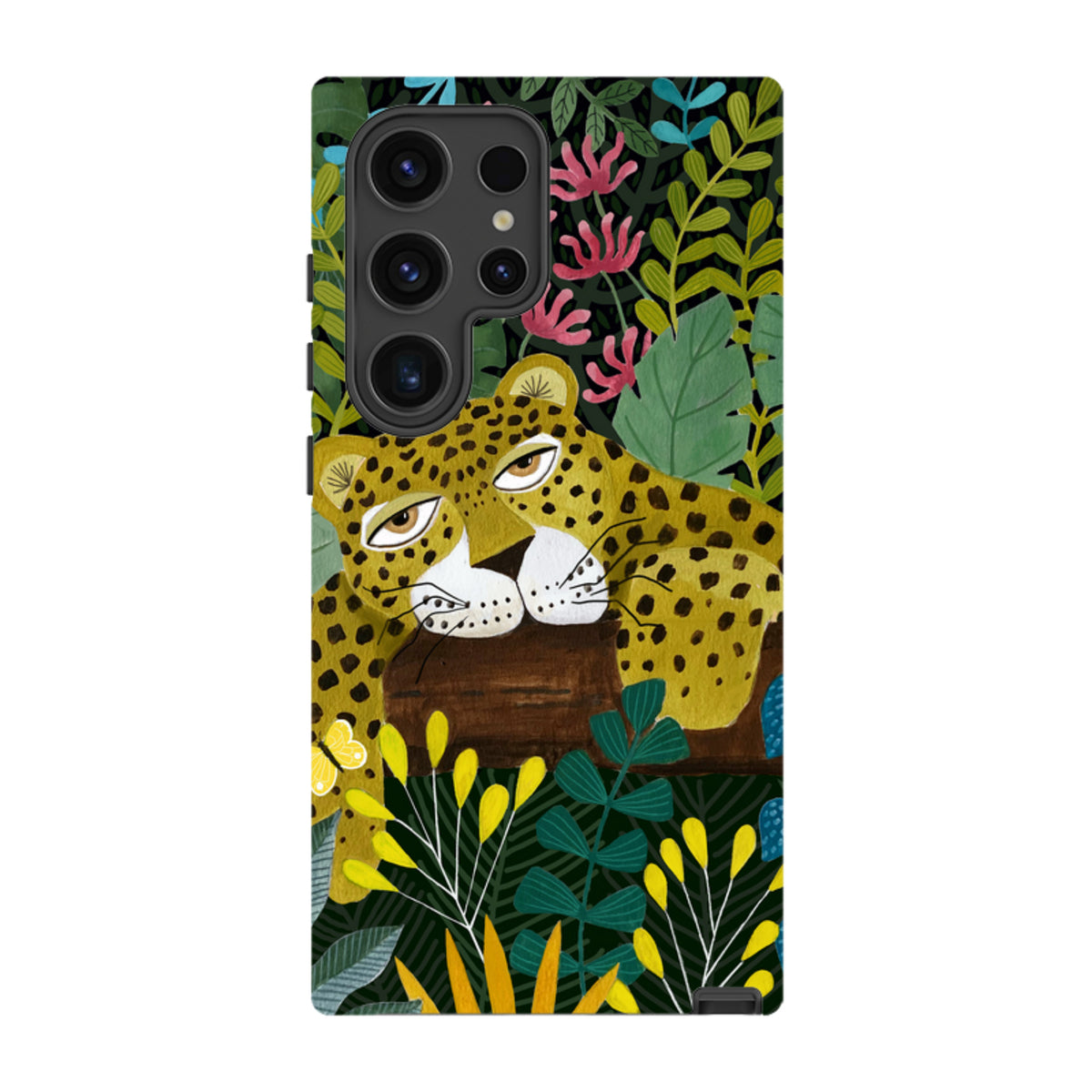 Samsung Tough Case - Sleepy Leopard By Bex Parkin