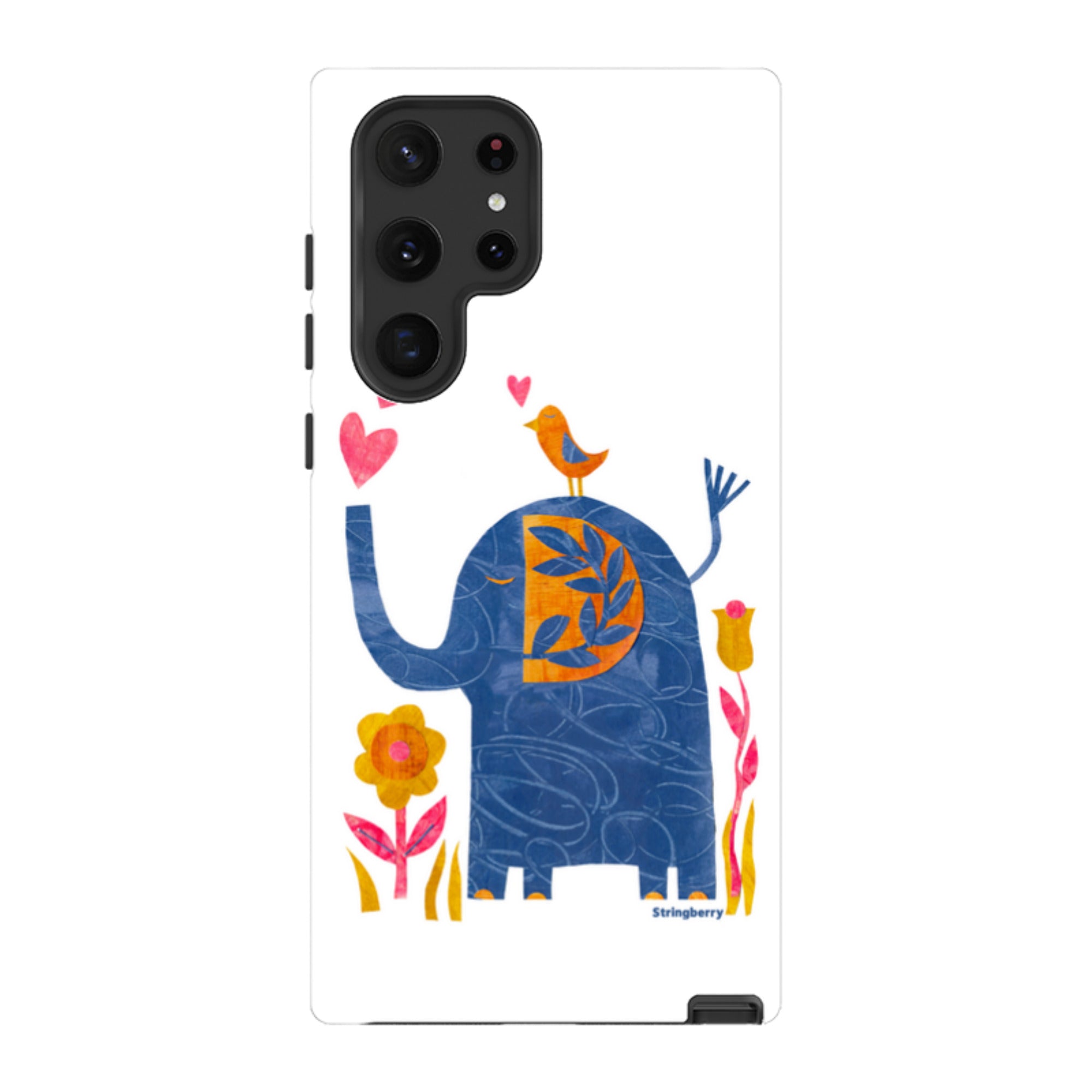 Samsung Tough Case - Elephant In Love By Tracey English