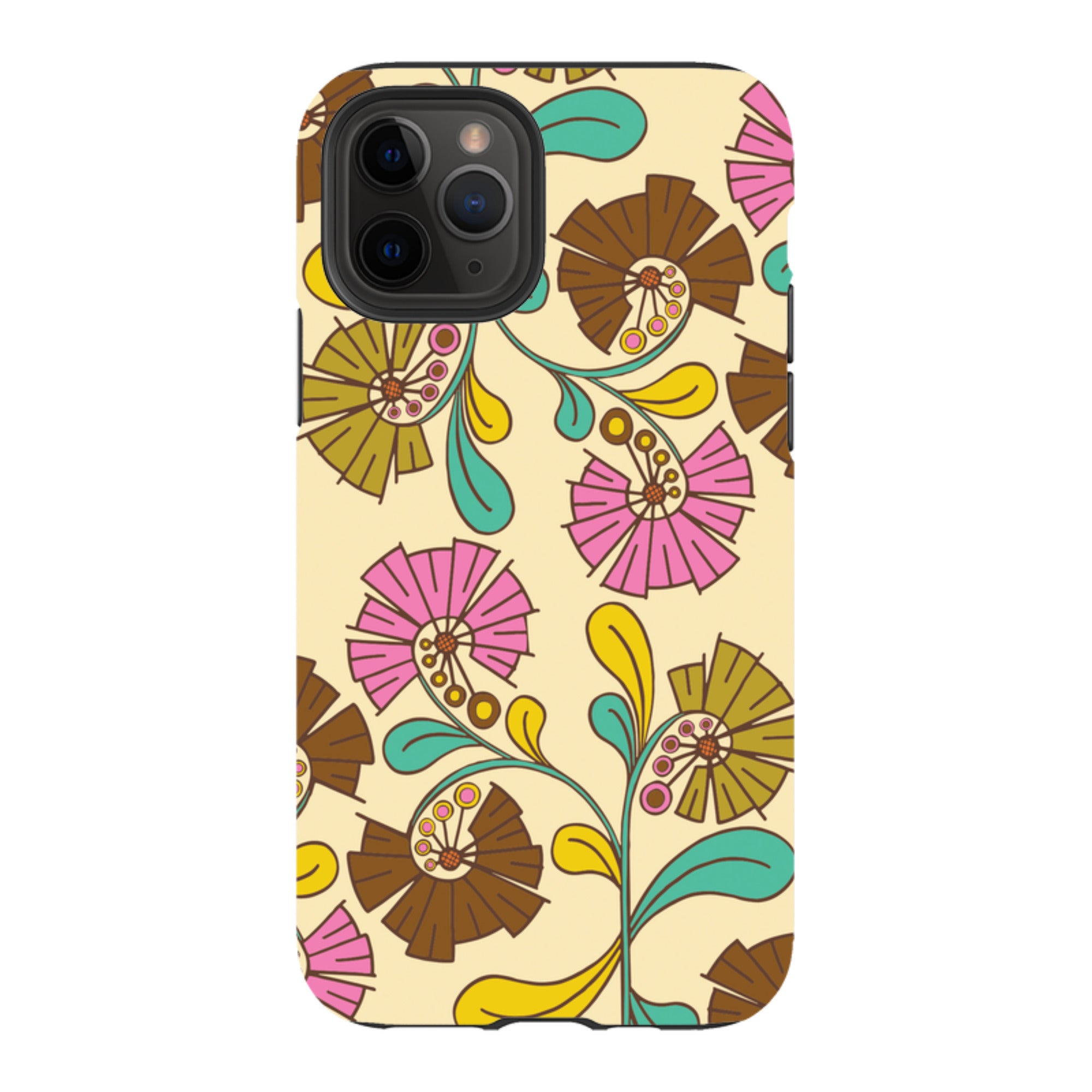 iPhone Tough Case - Fan Flower By Amelia Bowman