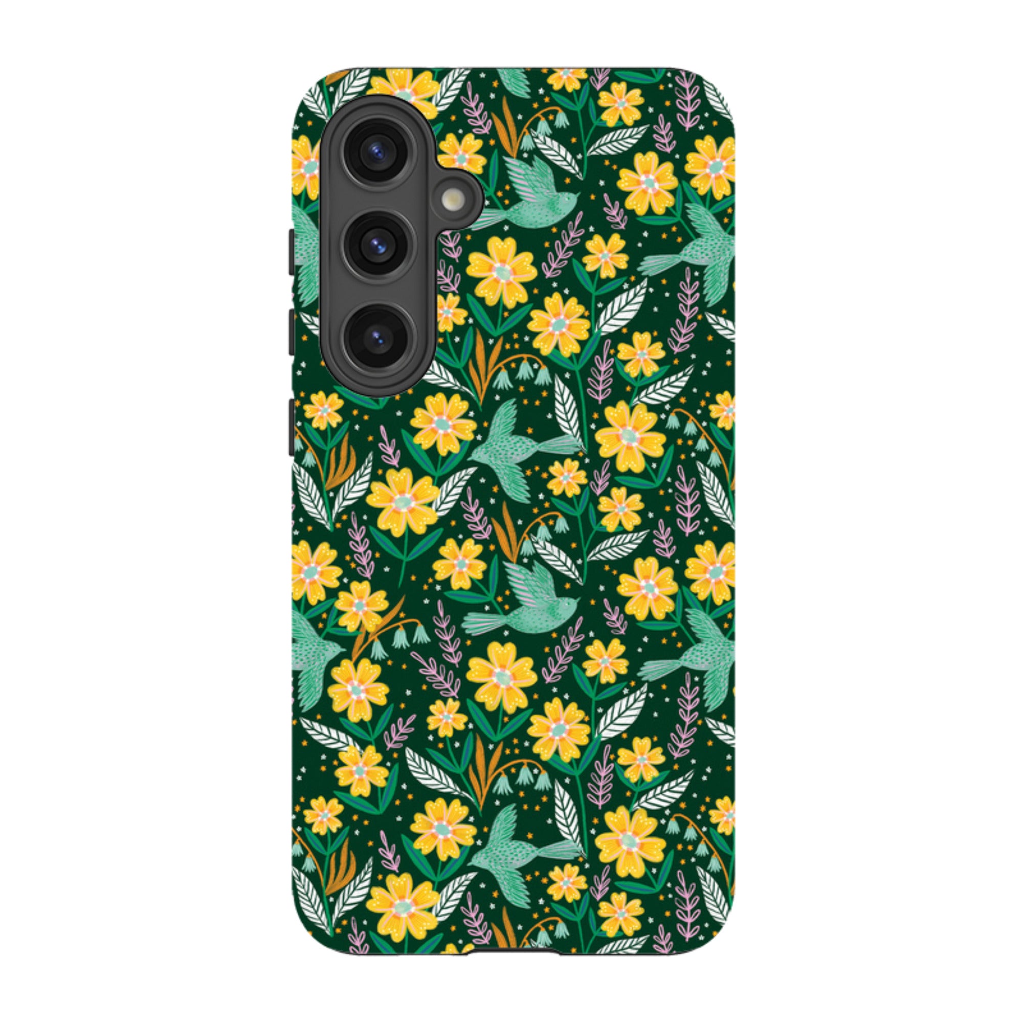 Samsung Tough Case - Sweet Birds Green By Lee Foster Wilson