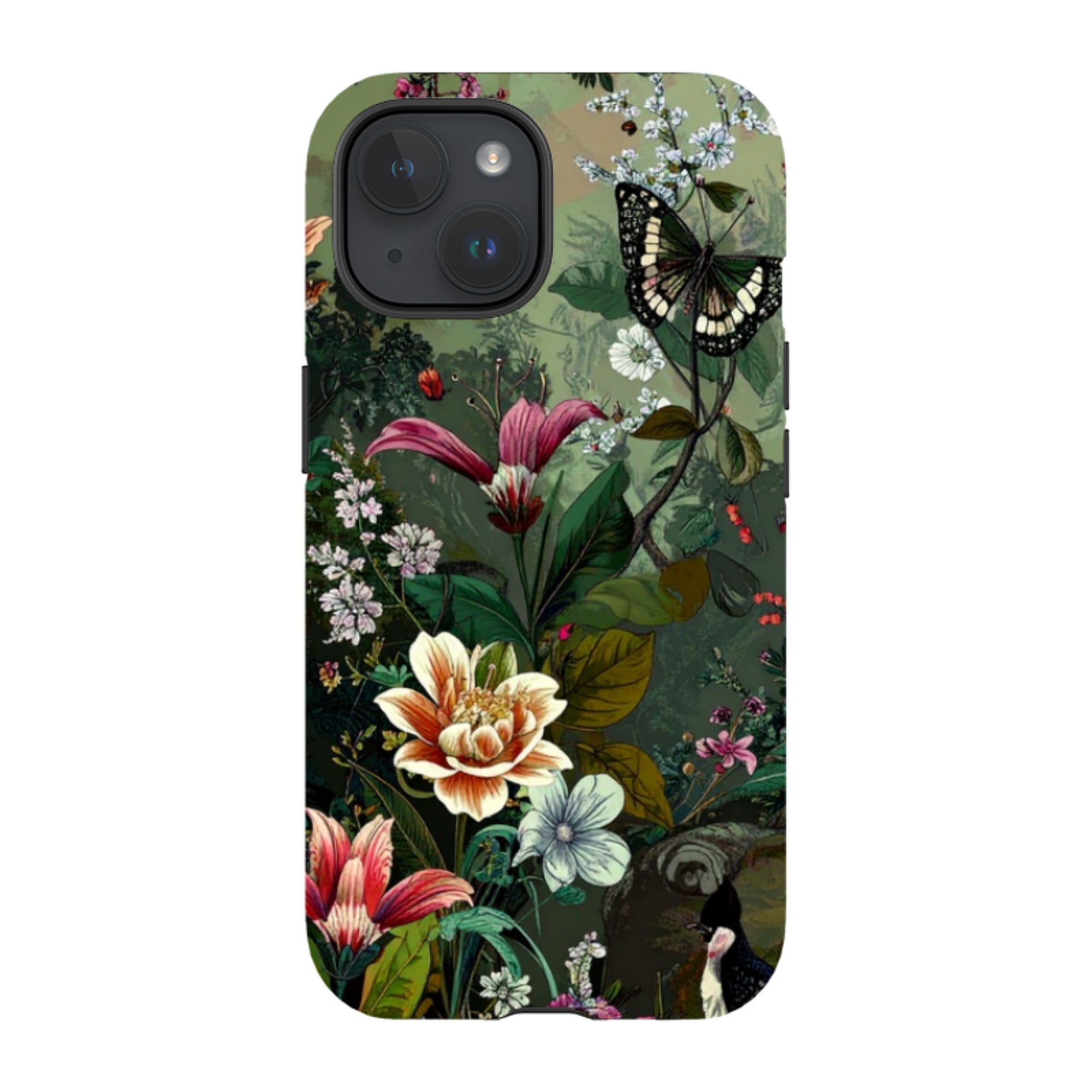 iPhone MagSafe Tough Case - Green Vyne Butterfly