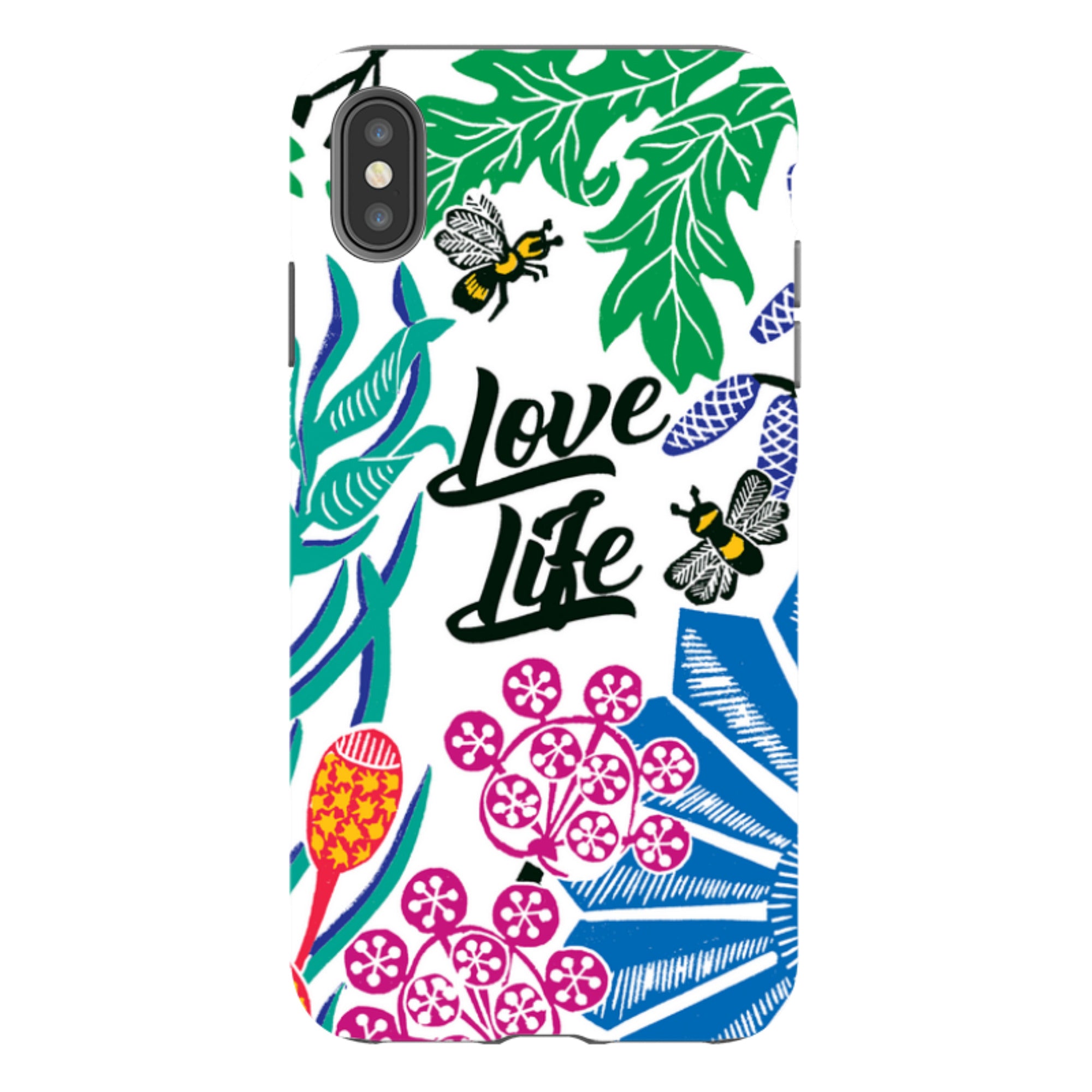 iPhone Tough Case - Love Life By Kate Heiss