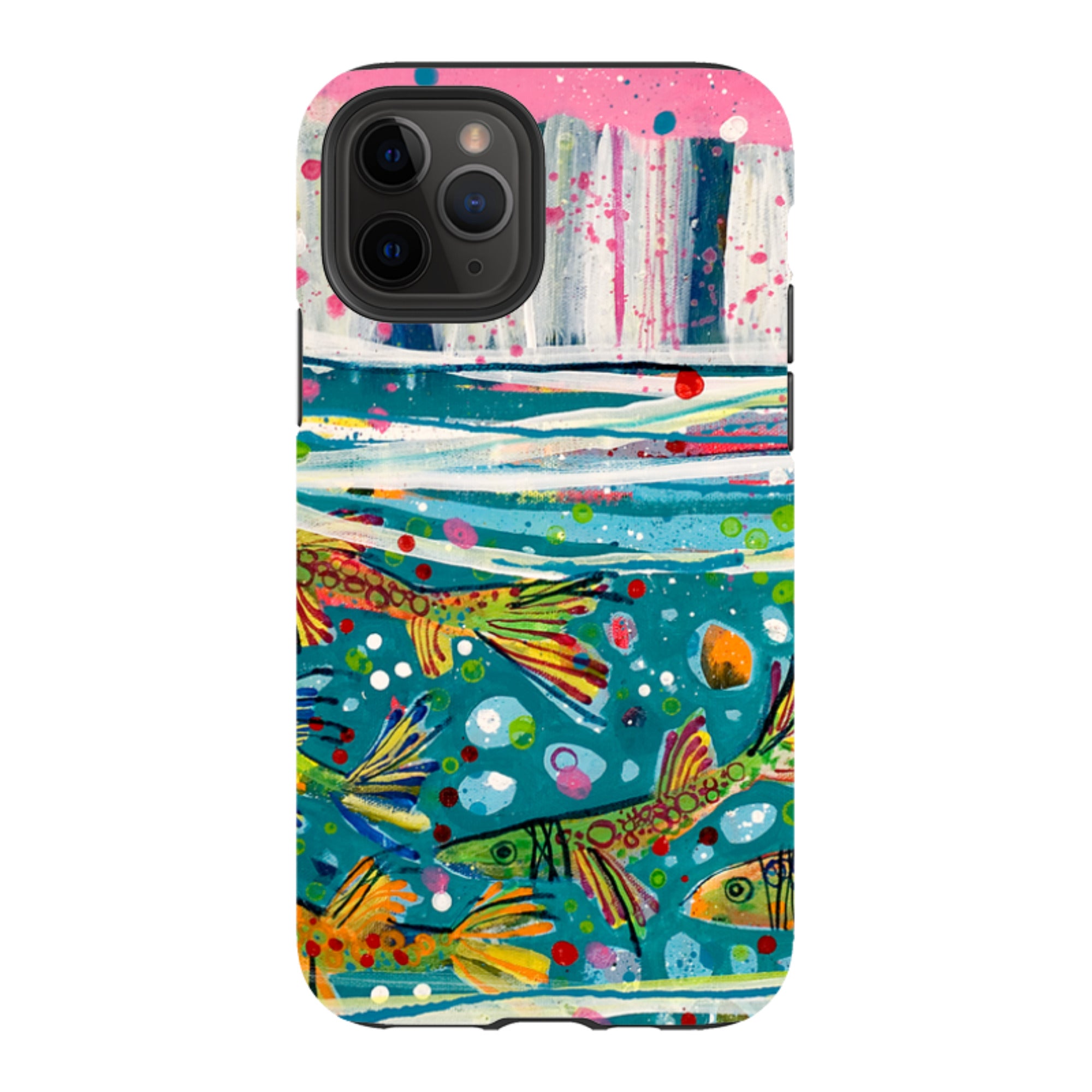 iPhone Tough Case - Something Fishy By Claire West