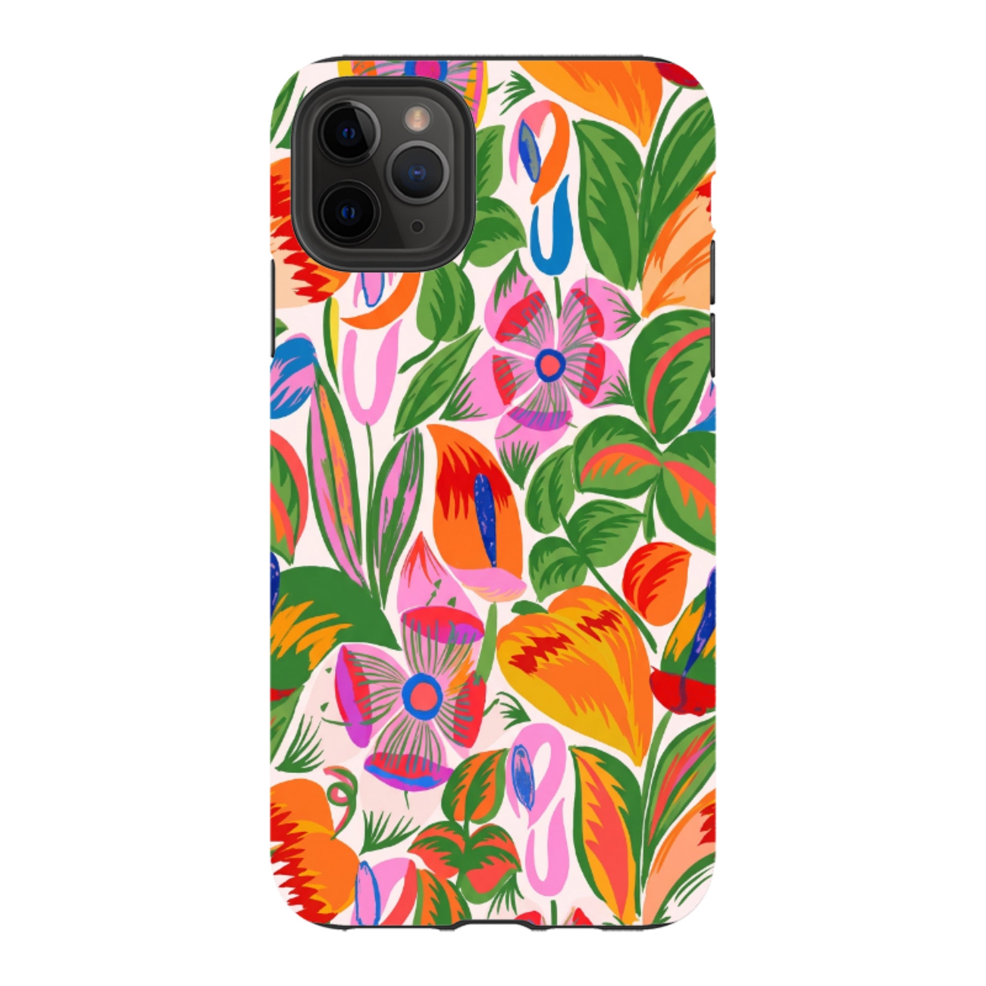 iPhone Tough Case - Vintage Tropical Floral