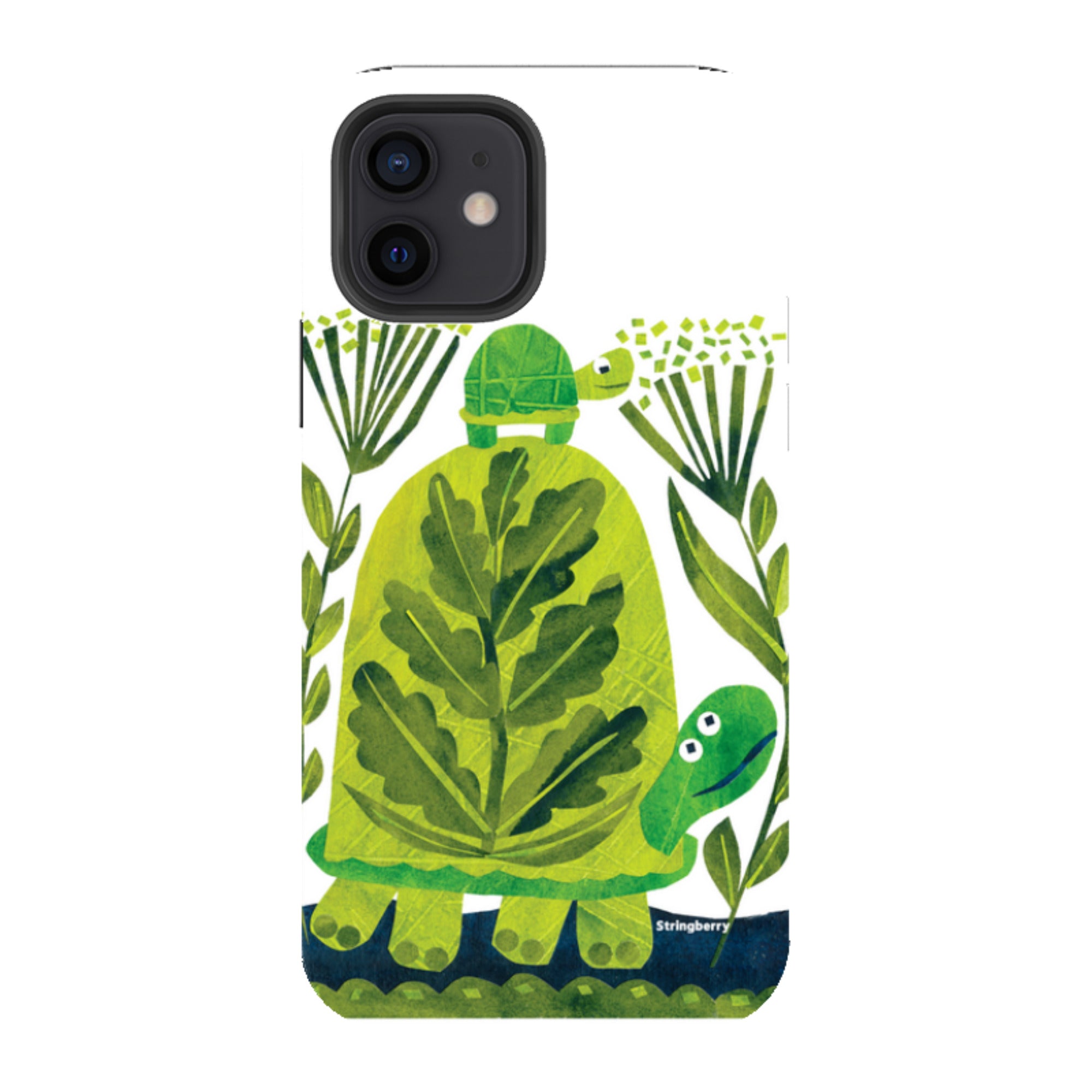iPhone Tough Case - Folk Tortoise By Tracey English