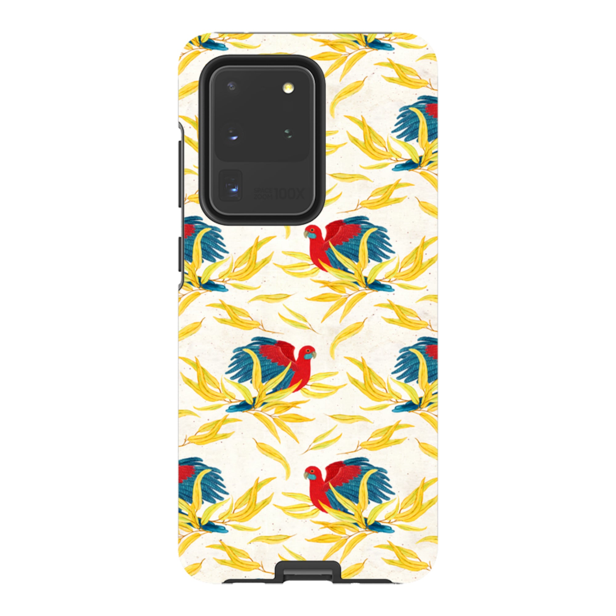 Samsung Tough Case - Crimson Rosella By Katherine Quinn