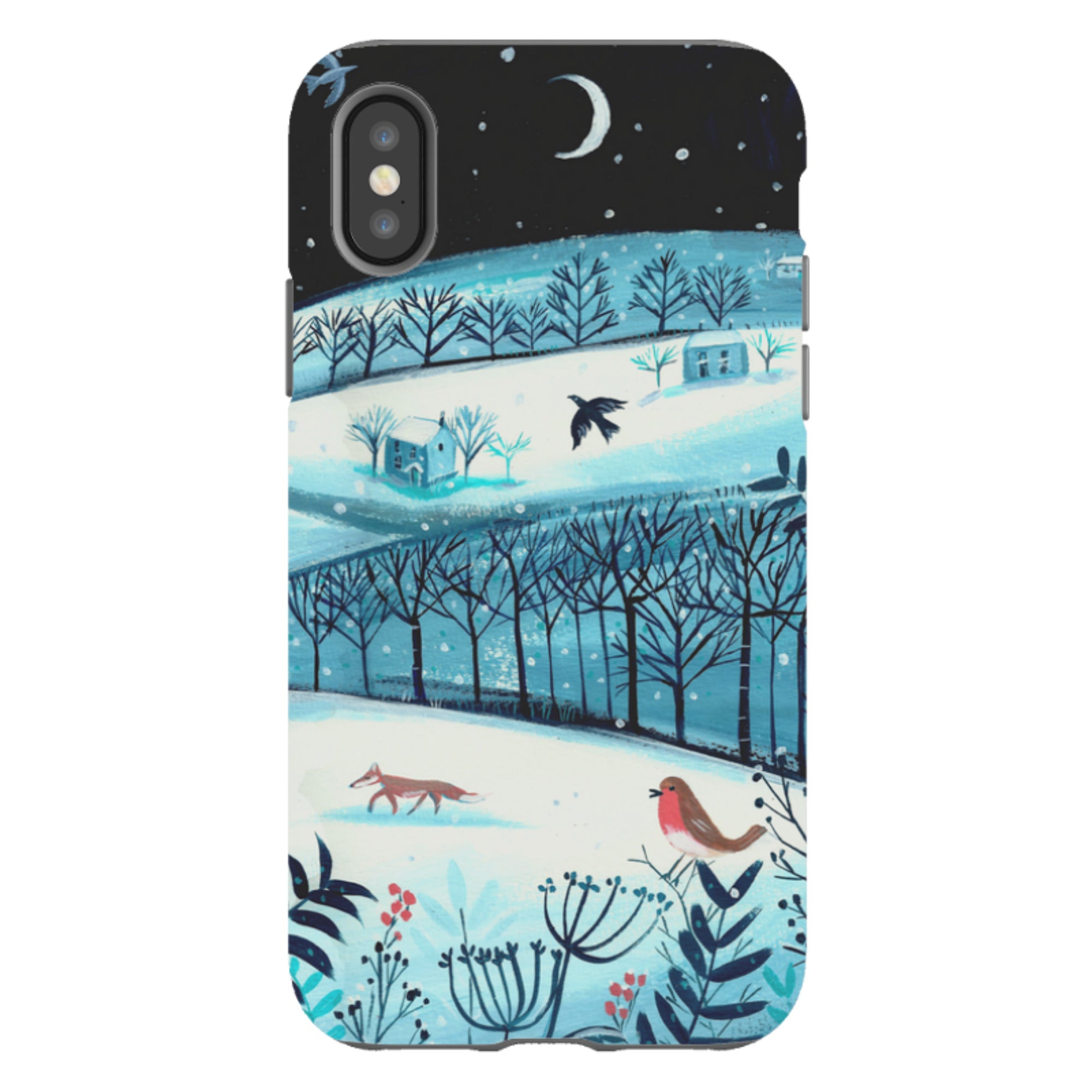 iPhone Tough Case - Winterscape-2 By Mary Stubberfield