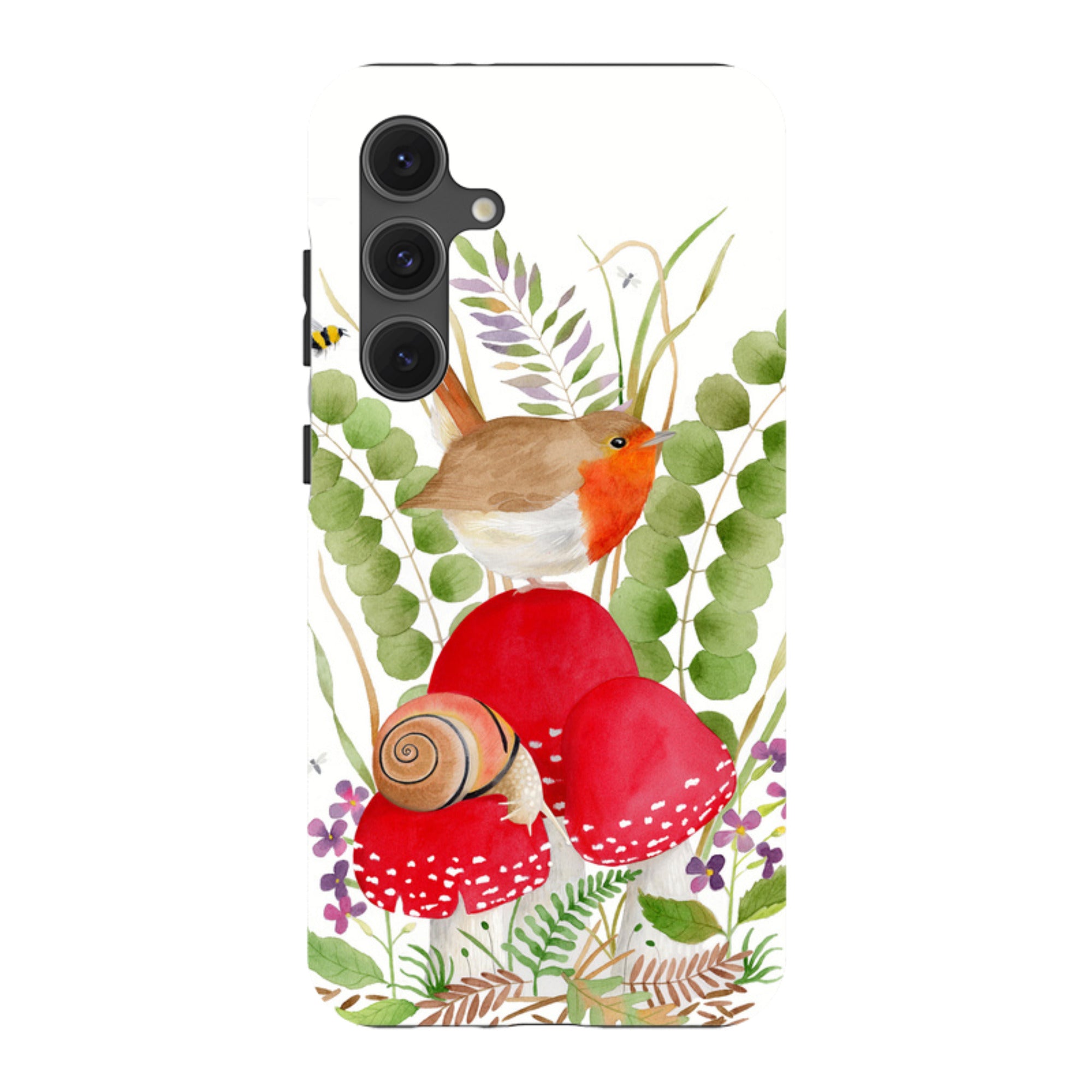 Samsung Tough Case - Robin And Snail By Bex Parkin