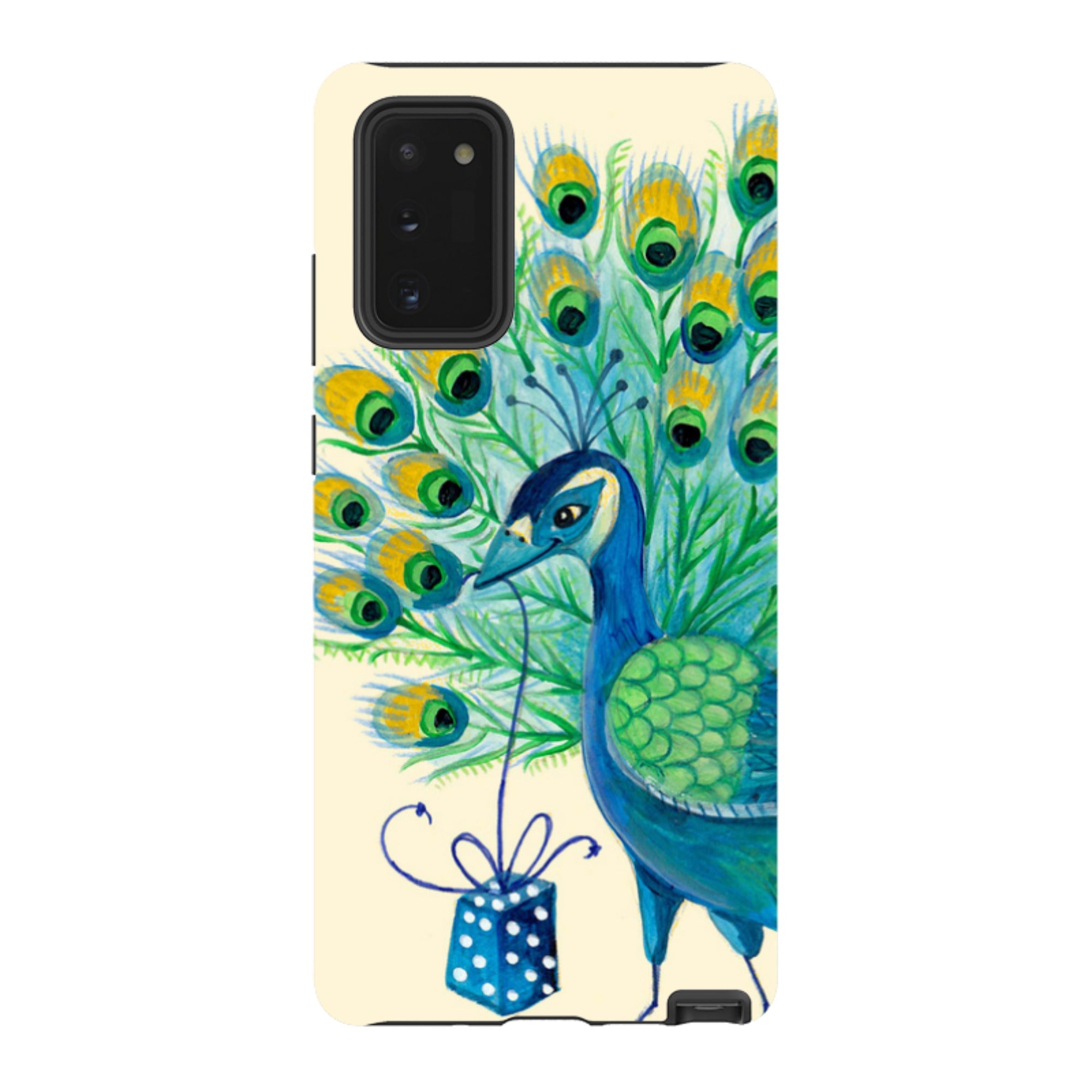 Samsung Tough Case - Peacock Present By Caroline Bonne Muller