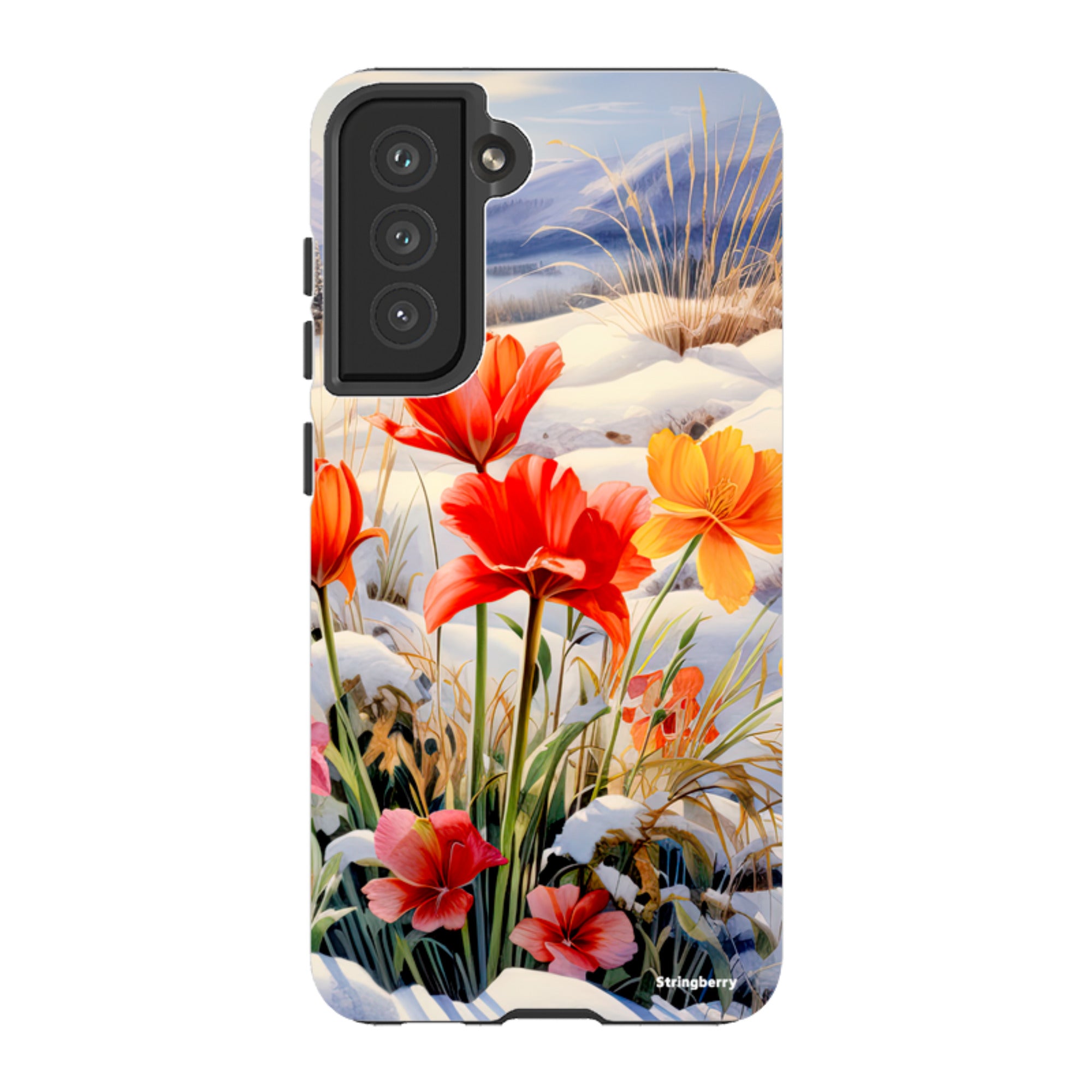 Samsung Tough Case - Winter Wild Flowers III