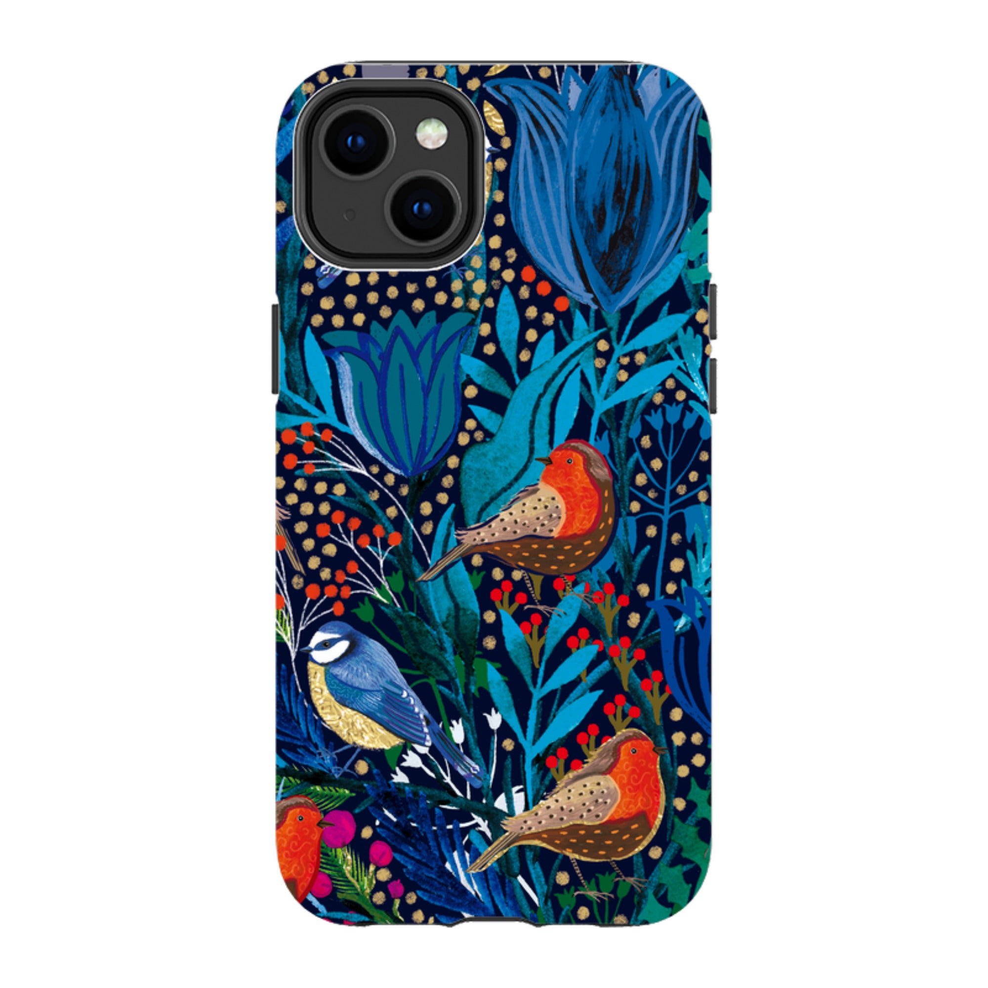 iPhone MagSafe Tough Case - Xmas Robin IV By Emma Frances Grant