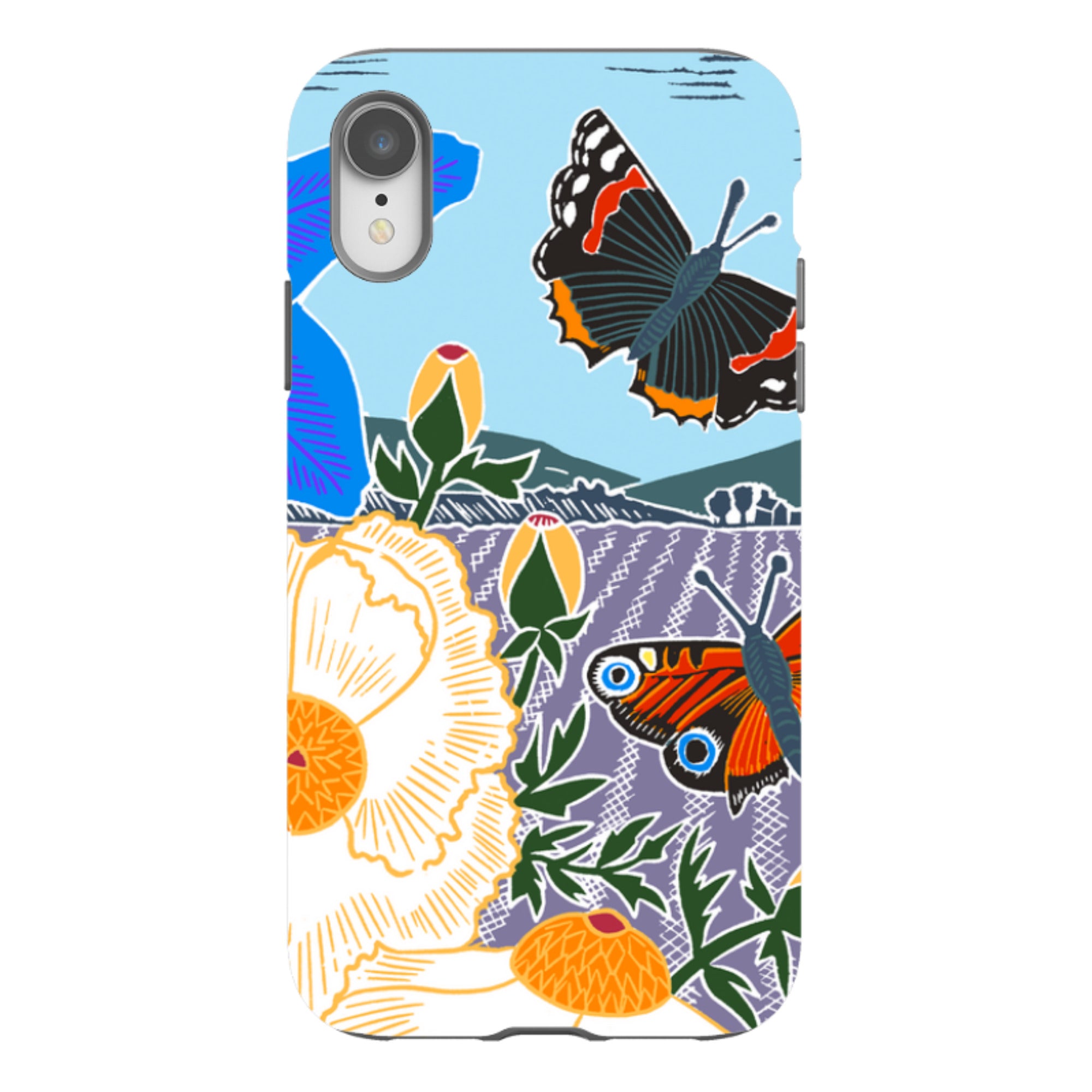 iPhone Tough Case - Bold Butterflies By Kate Heiss