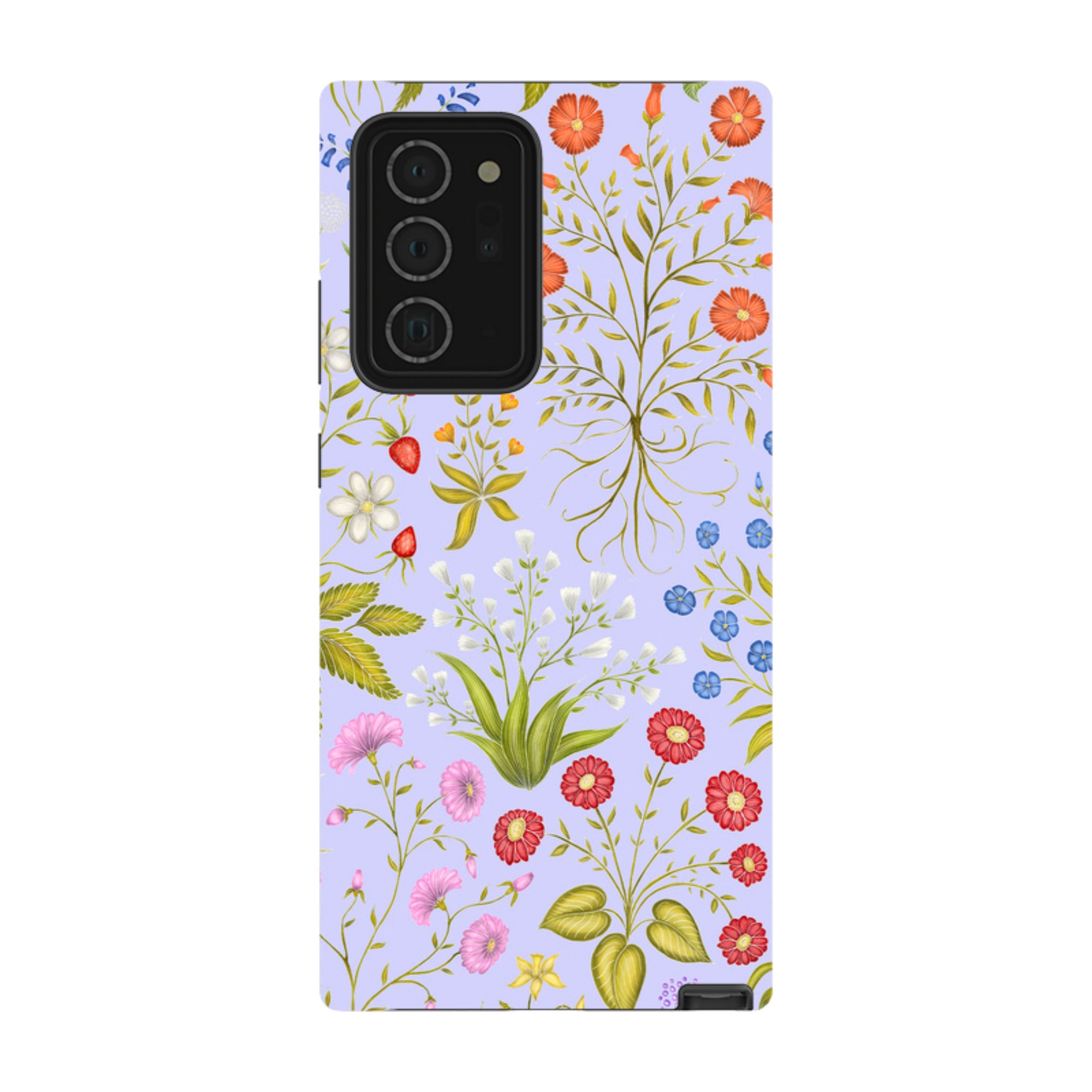 Samsung Tough Case - Fleurs Blue By Catherine Rowe