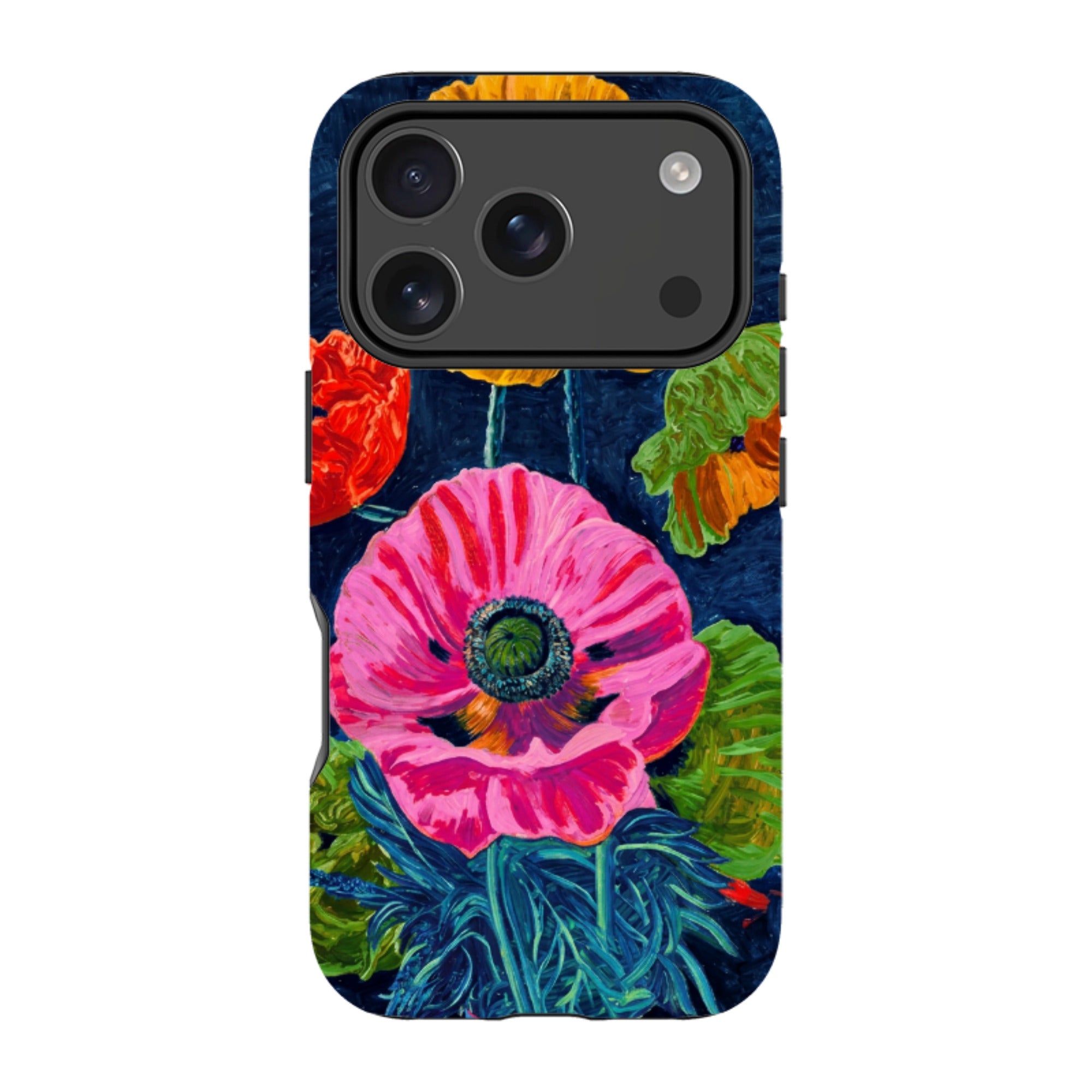 iPhone MagSafe Tough Case - Kisling Poppy Blue