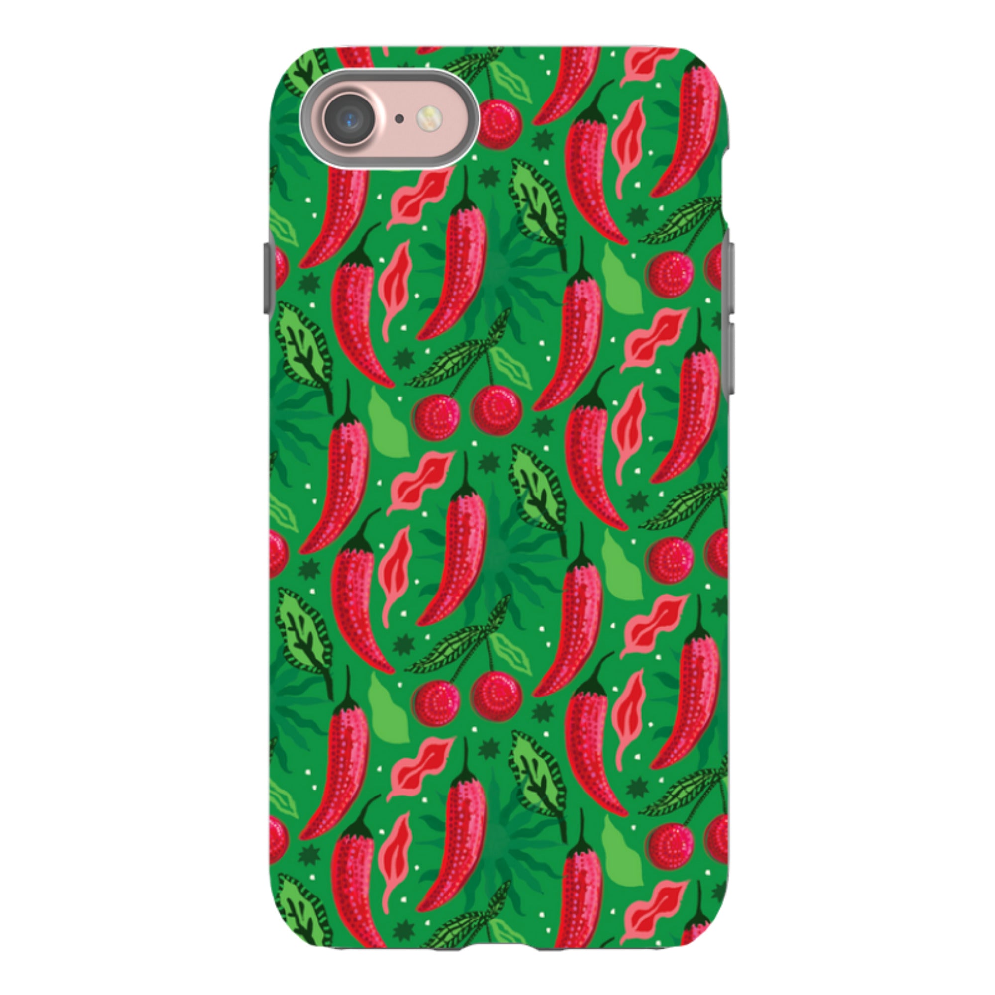 iPhone Tough Case - Chilli Cherry By Emma Frances Grant