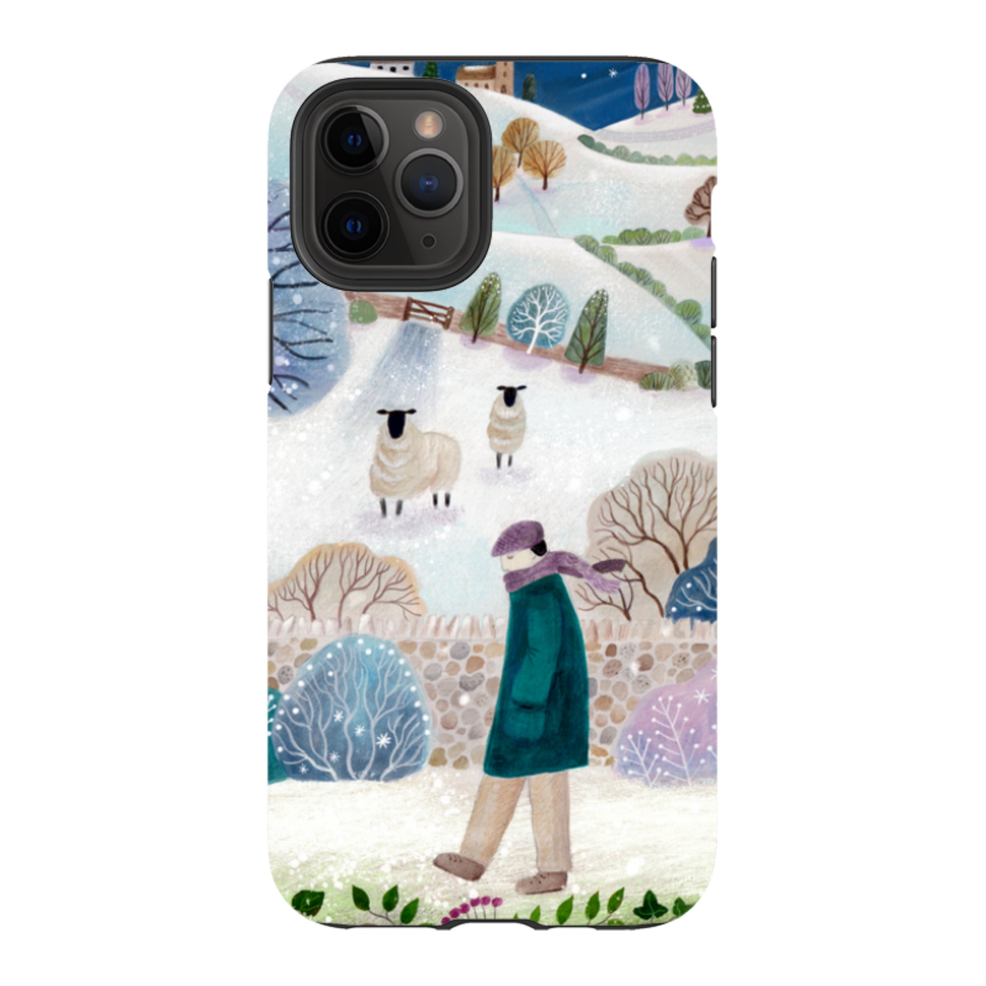 iPhone Tough Case - Across Snowy Fields By Bex Parkin