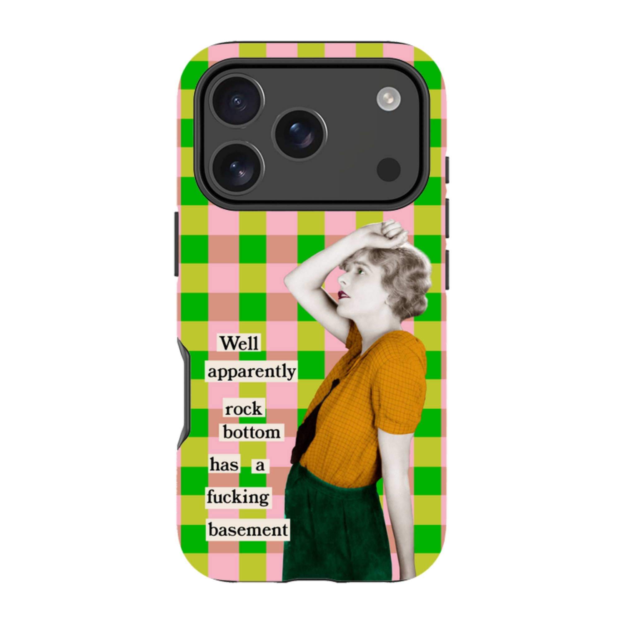 iPhone Tough Case - Rock Bottom By Clare Jordan