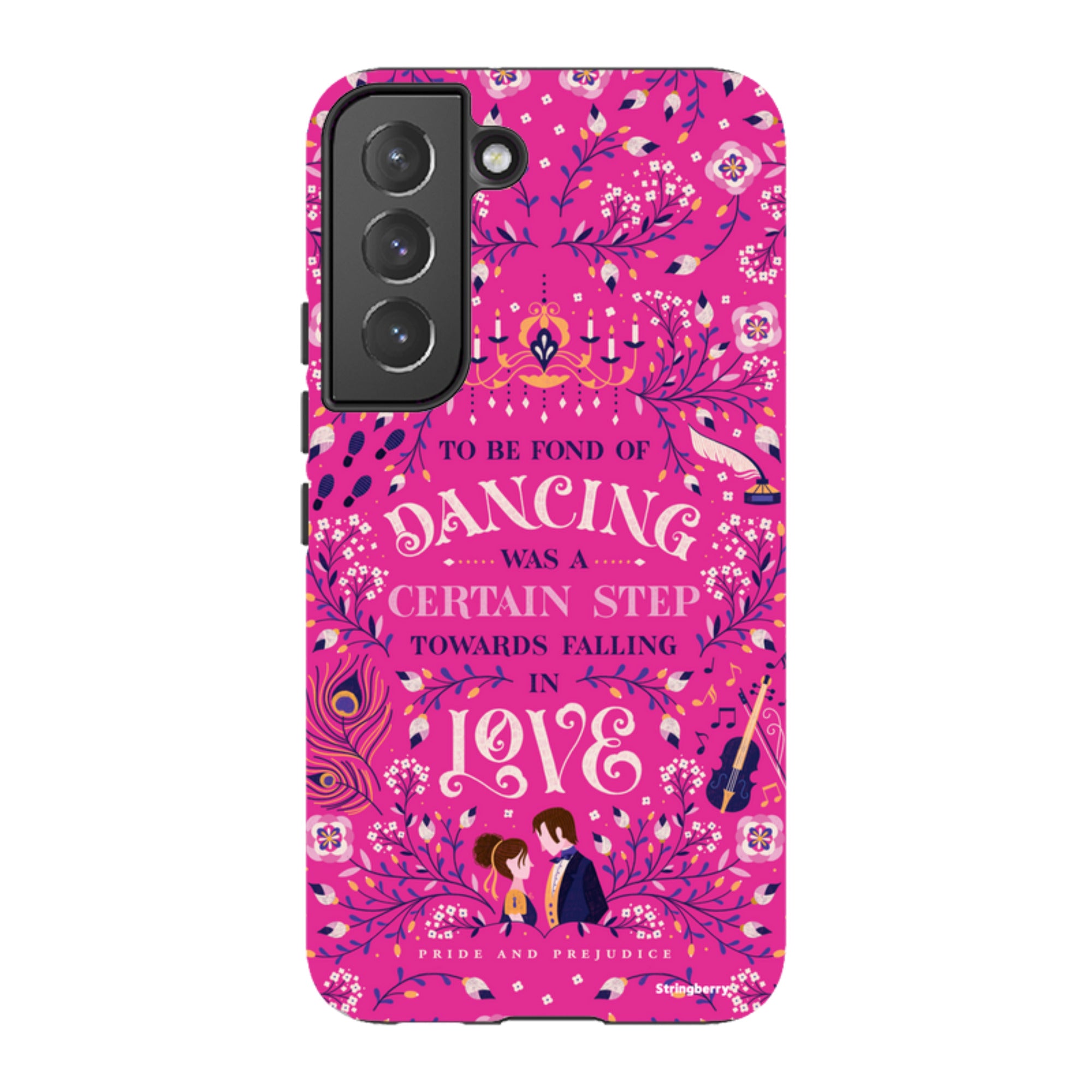 Samsung Tough Case - Pride And Prejudice Pink By Jenny Zemanek