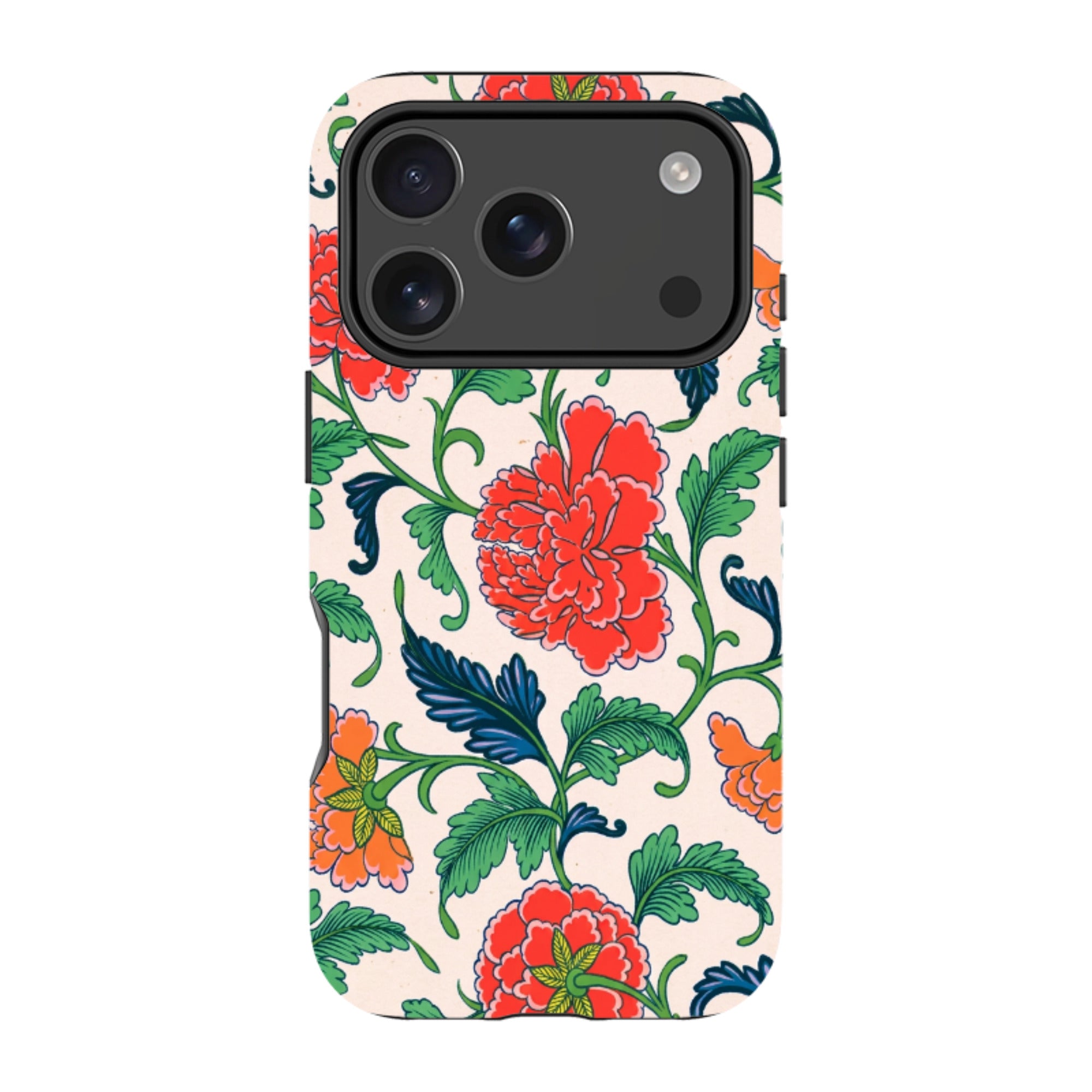 iPhone MagSafe Tough Case - Vintage Peony Floral