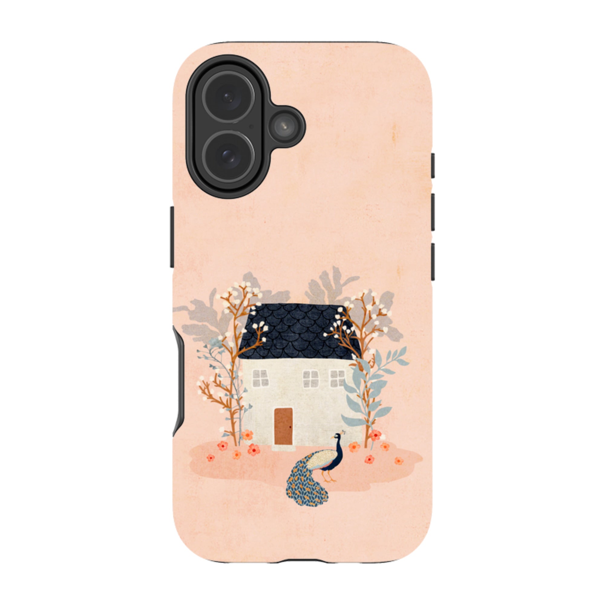 iPhone MagSafe Tough Case - Home Pink By Katherine Quinn