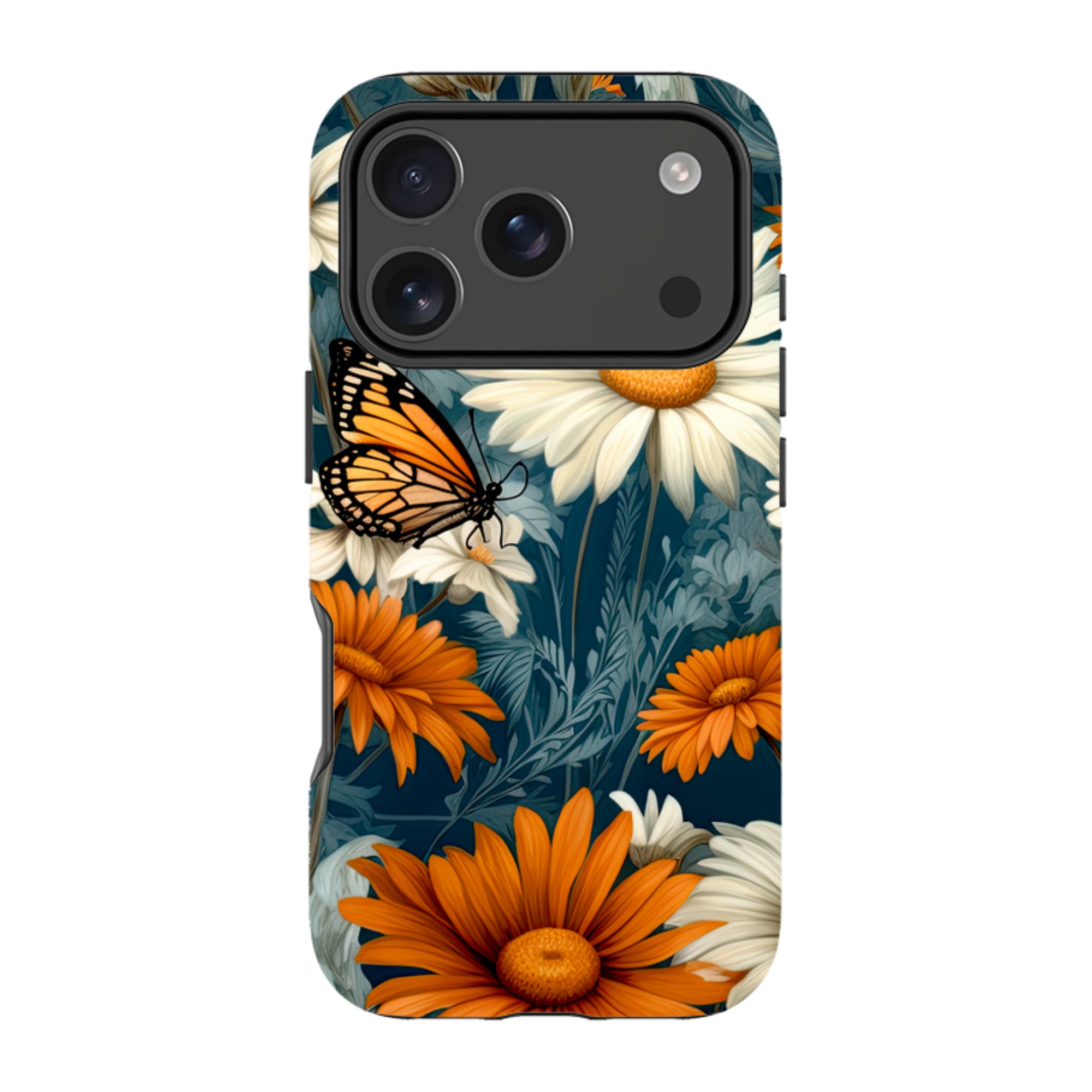 iPhone MagSafe Tough Case - Butterfly Daisies