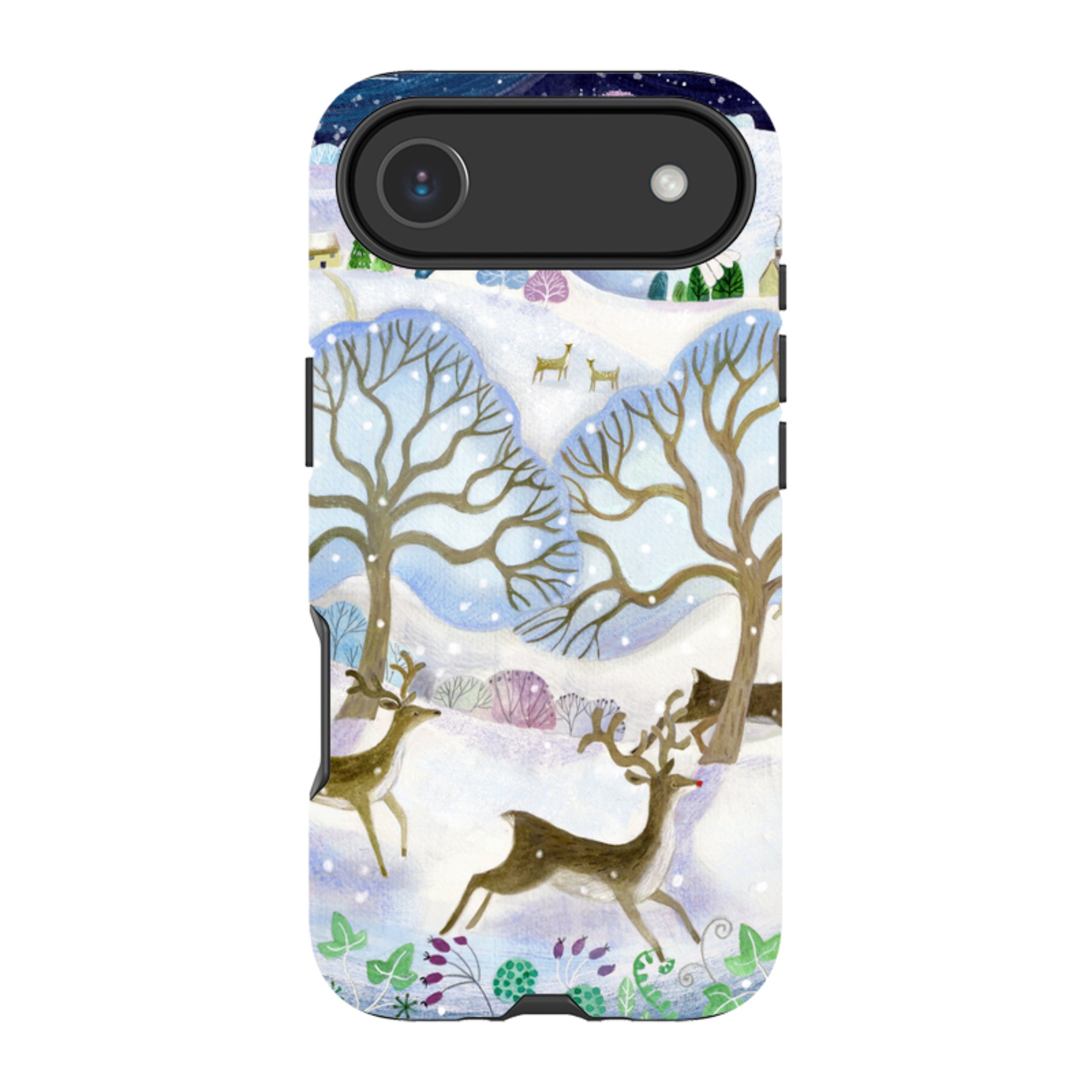 iPhone MagSafe Tough Case -  Winter Deer By Bex Parkin