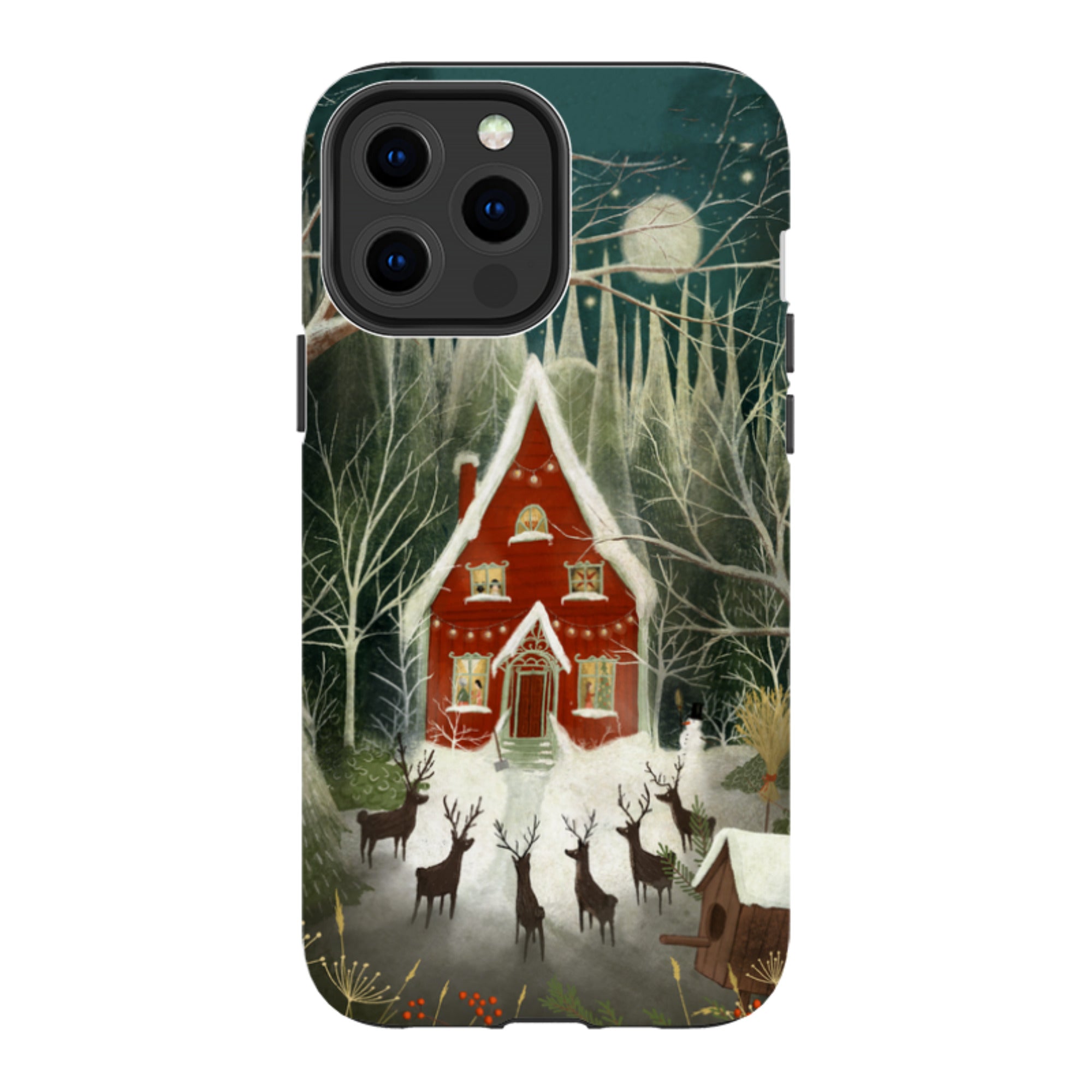 iPhone Tough Case -Christmas Garden Night By Maja Lindberg