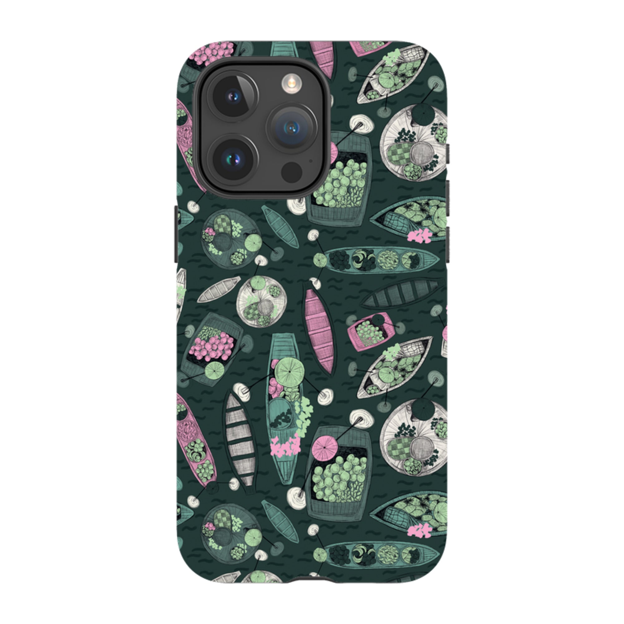 iPhone Tough Case - Floating Markets A By Jade Mosinski