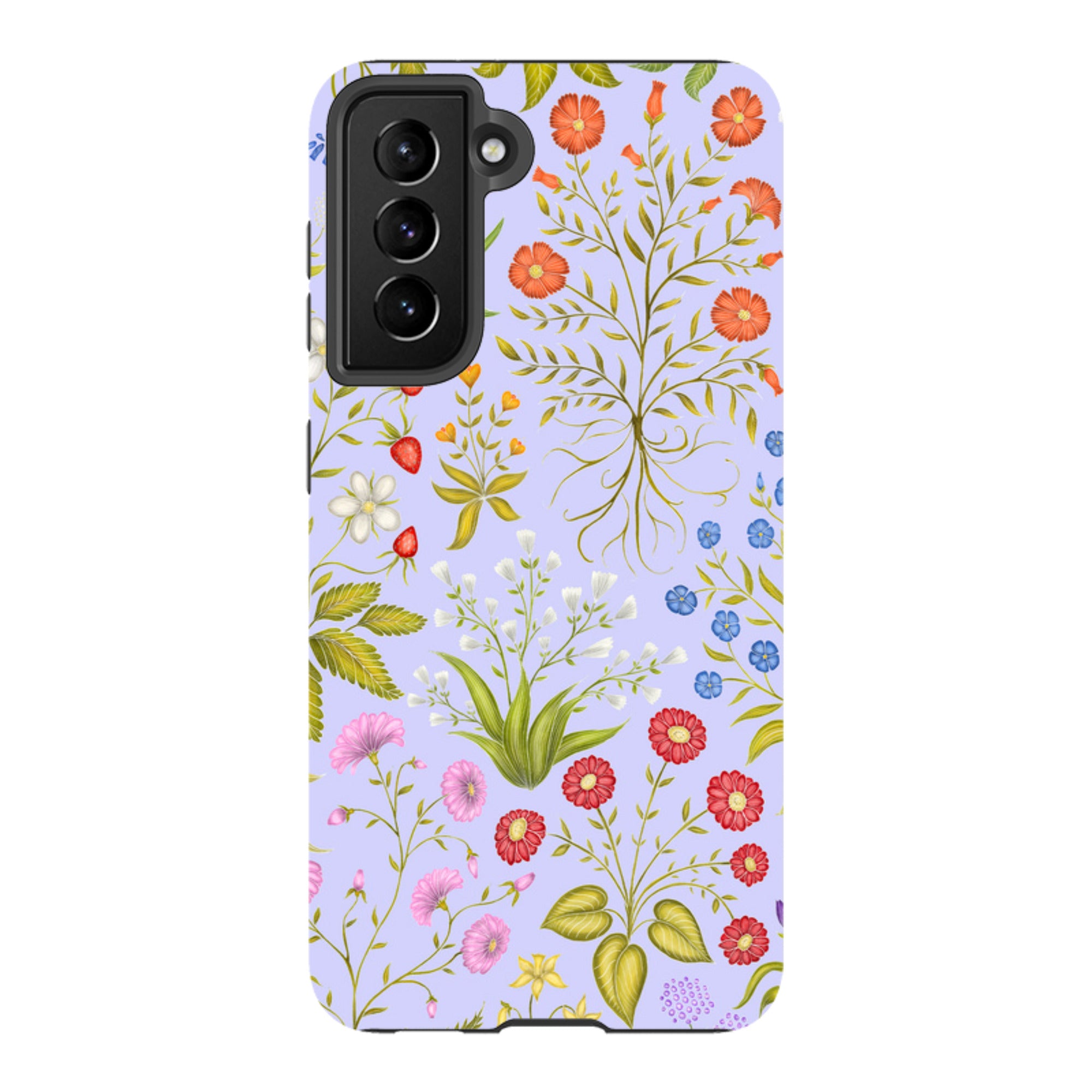 Samsung Tough Case - Fleurs Blue By Catherine Rowe