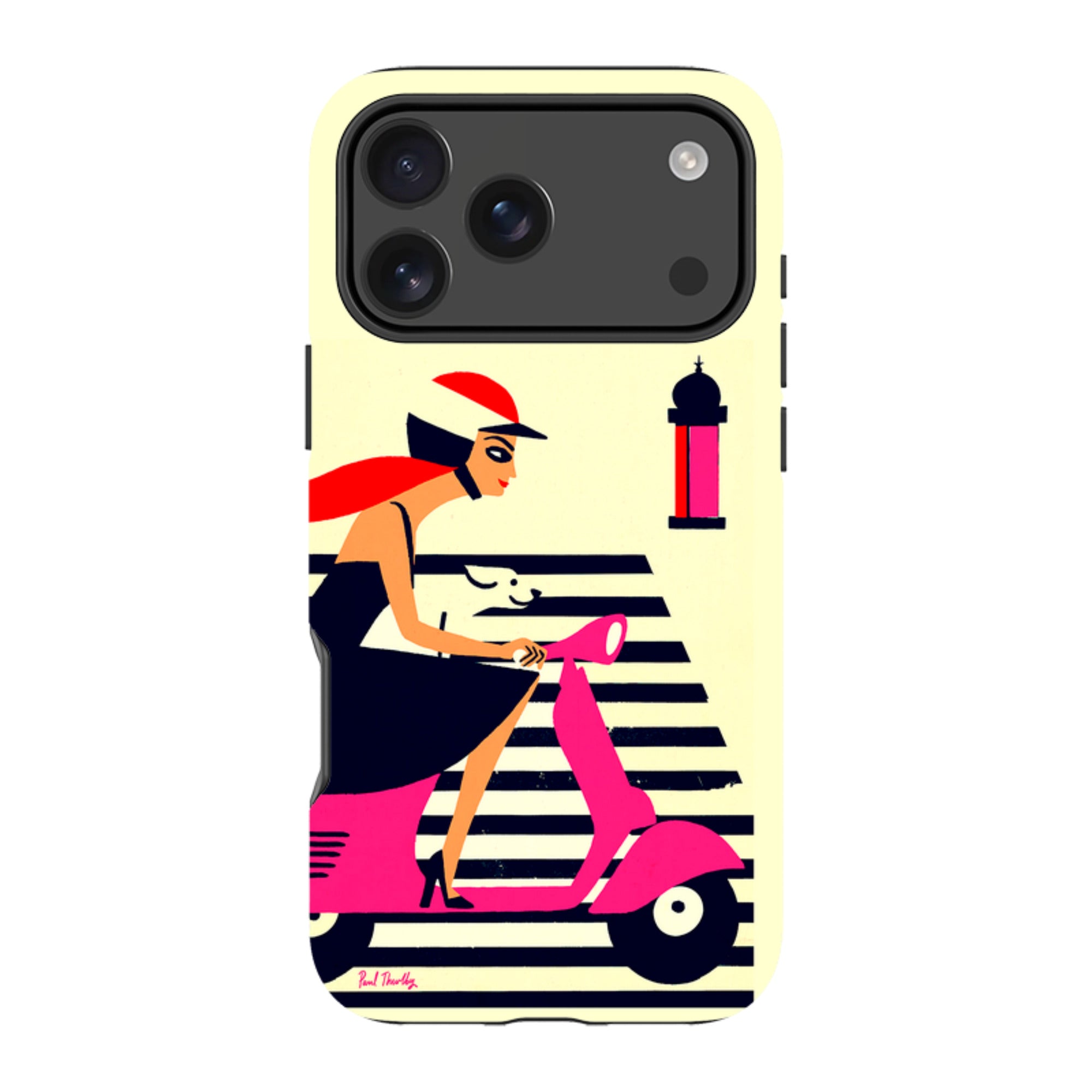 iPhone Tough Case - Vespa By Paul Thurlby