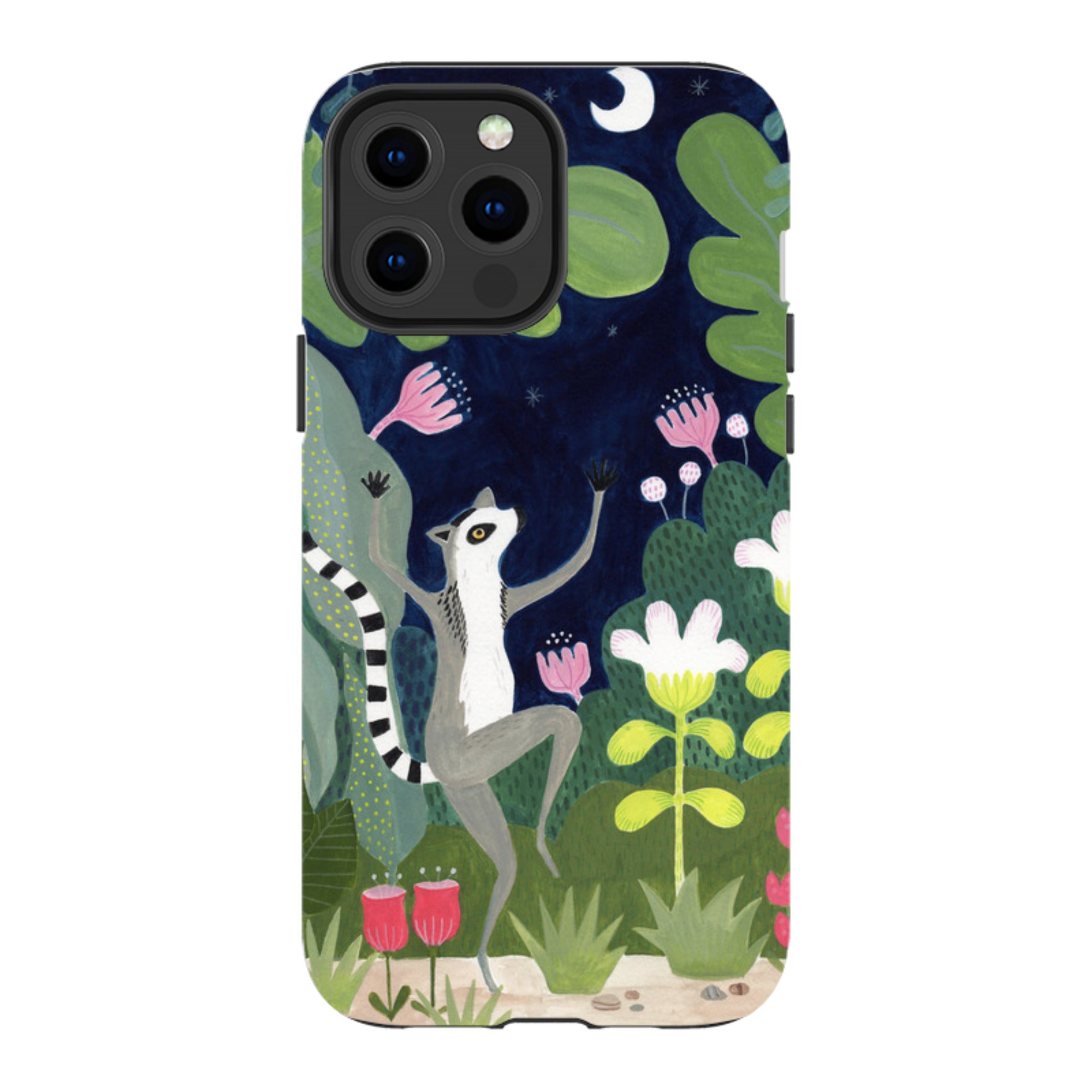 iPhone MagSafe Tough Case - Dancing Lemur By Bex Parkin