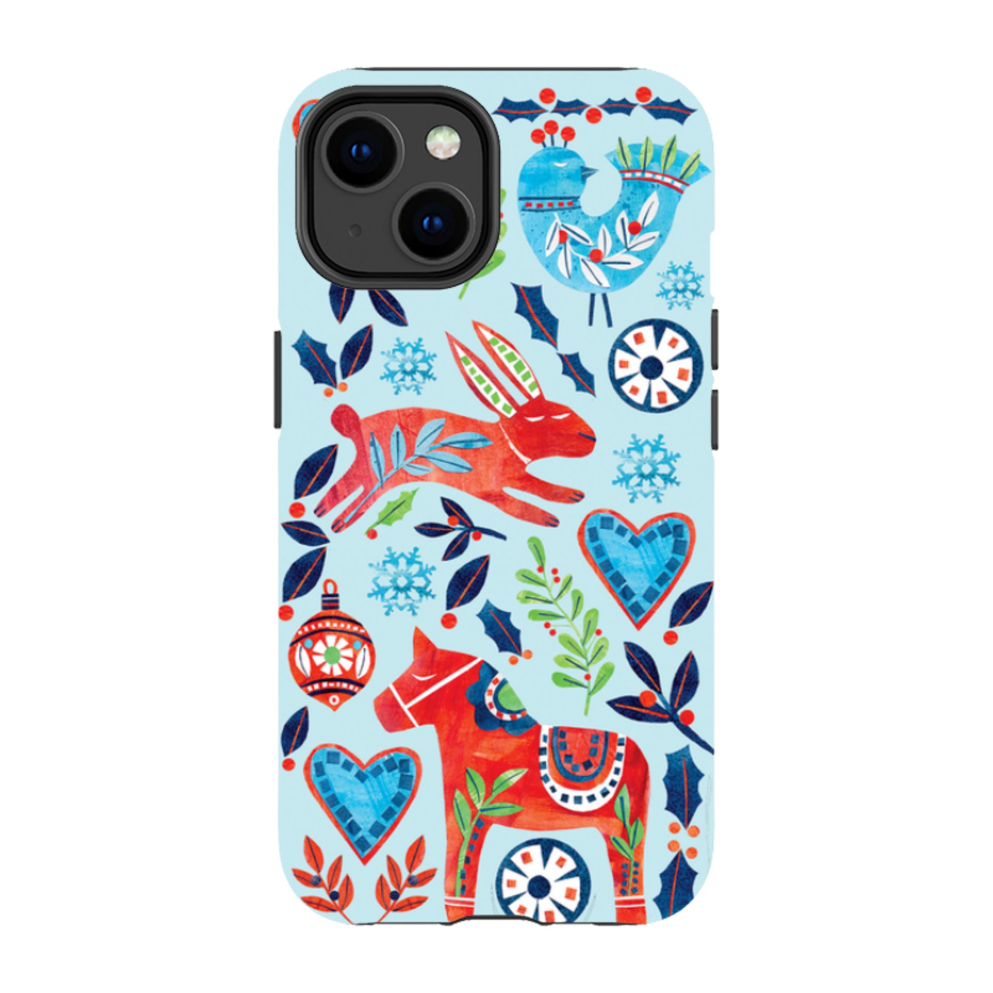 iPhone MagSafe Tough Case - Scandi Holidays By Tracey English