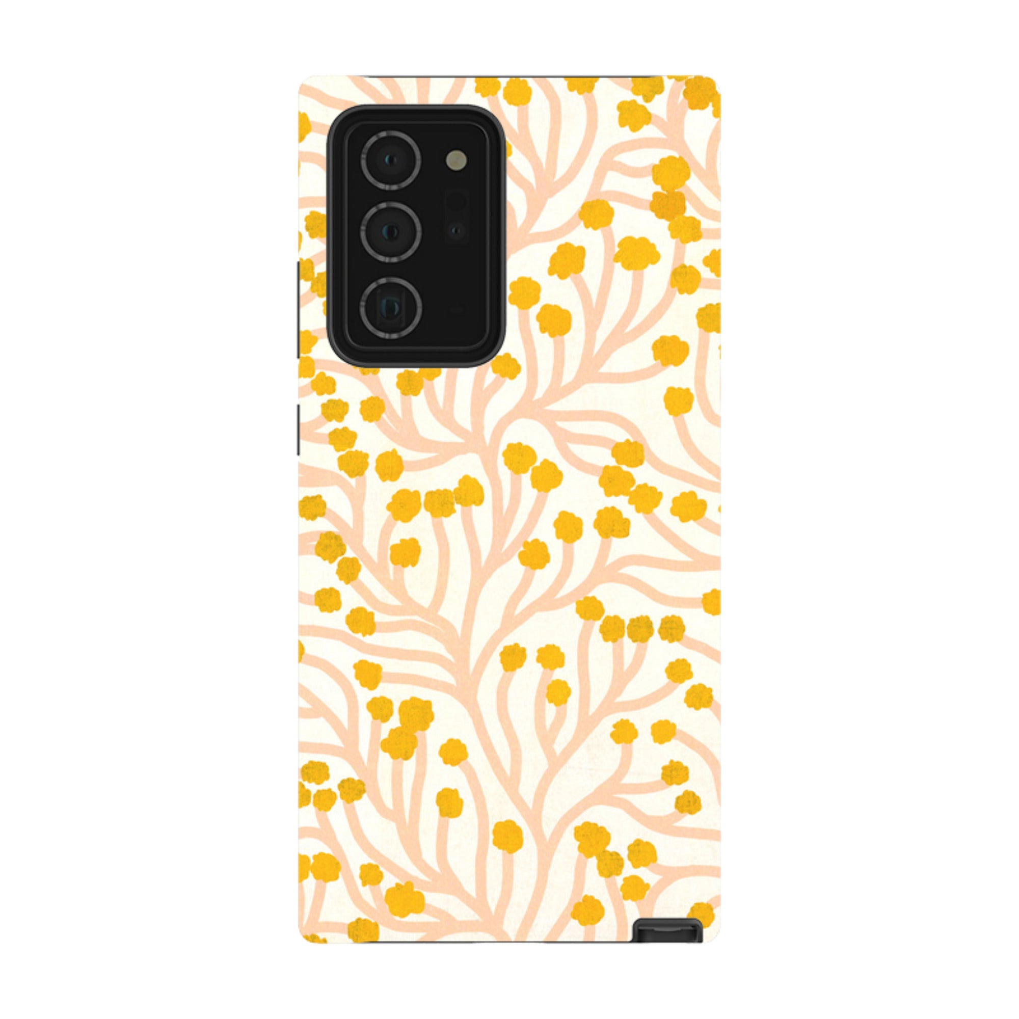 Samsung Tough Case - Vine Pink and Ochre By Katherine Quinn