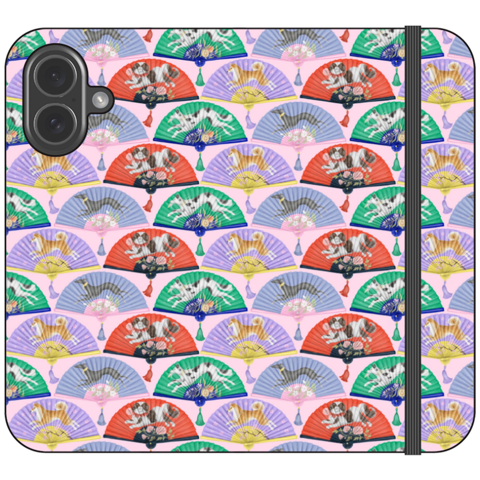 Dog Fan Wallet Case By Catherine Rowe