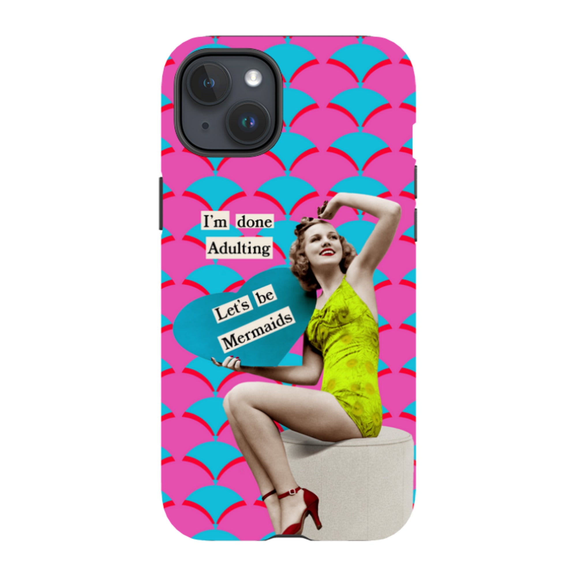 iPhone Tough Case - Mermaid By Clare Jordan