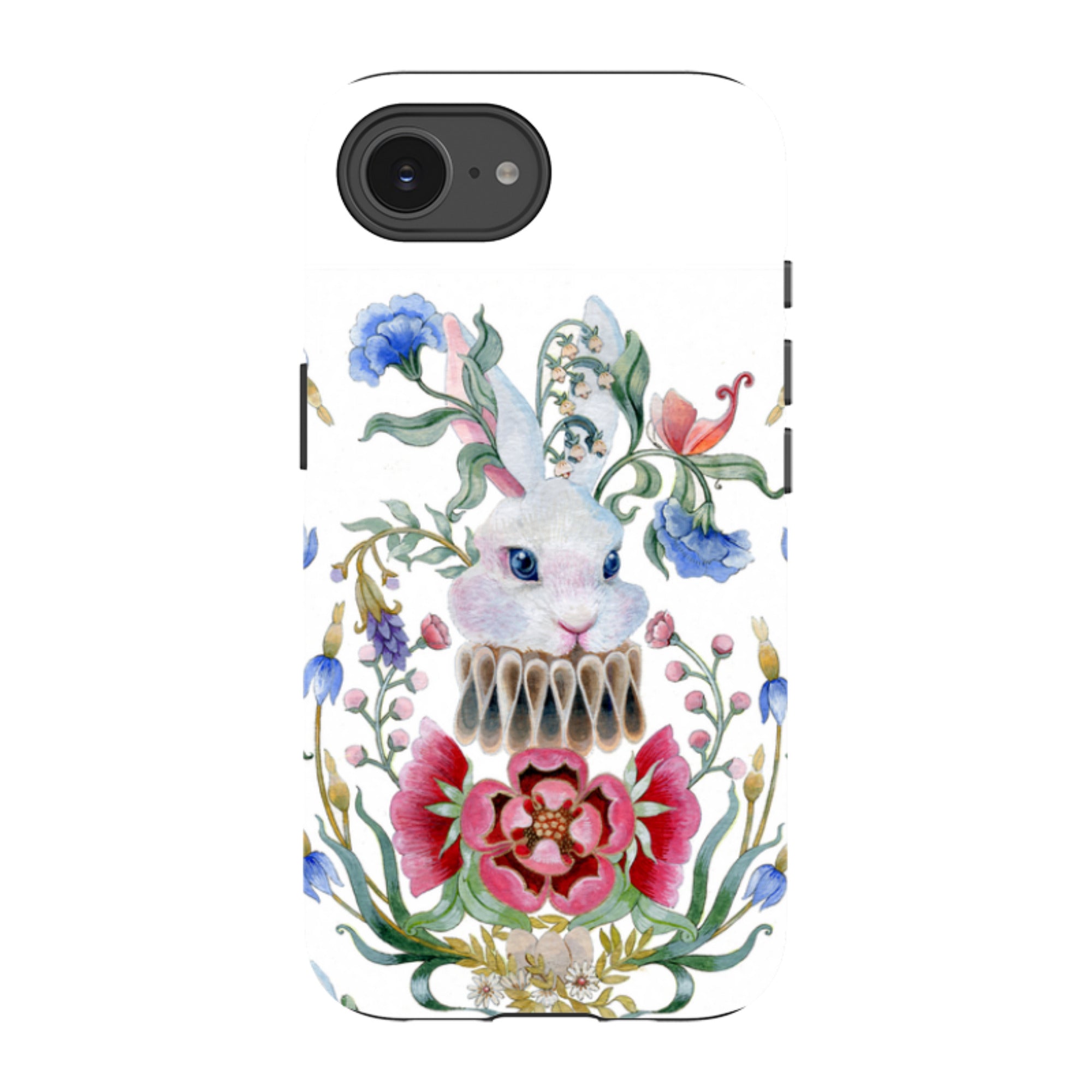 iPhone Tough Case - White Rabbit By Maria Matos