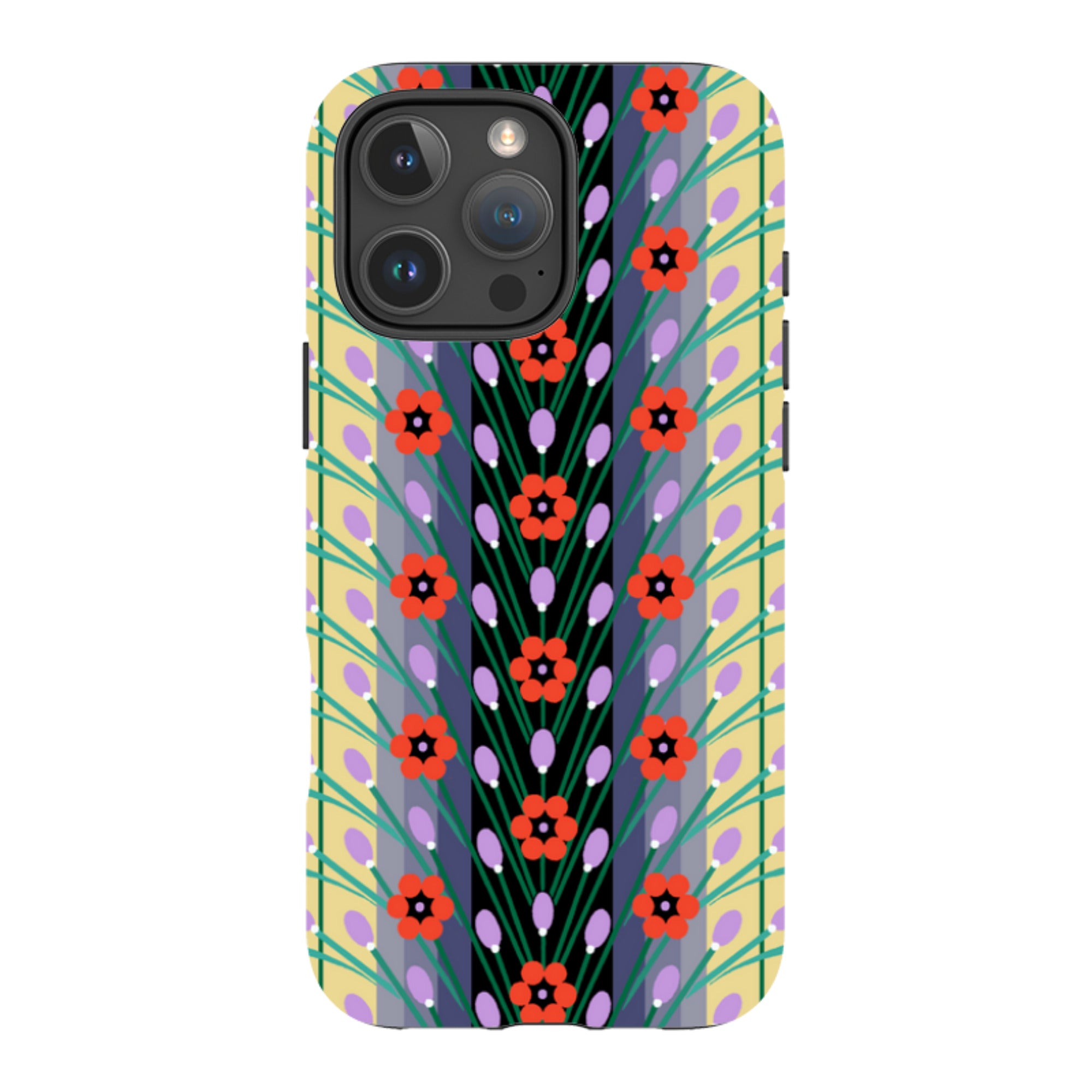 iPhone MagSafe Tough Case - Lavender Yellow By Cressida Bell