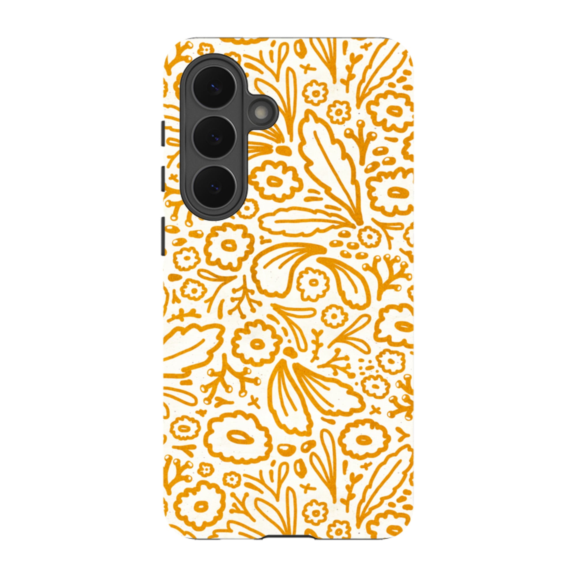 Samsung Tough Case - Wind Fall Mustard By Katherine Quinn
