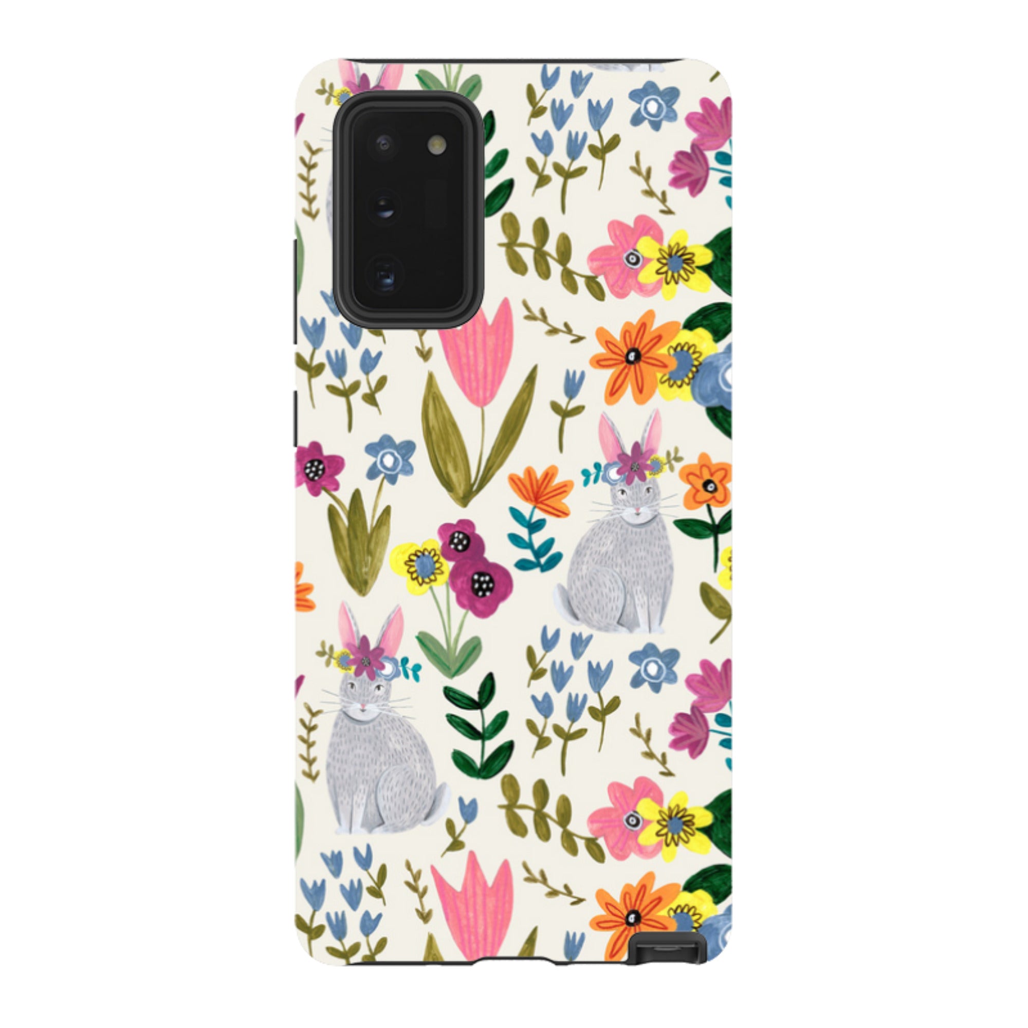Samsung Tough Case - Rabbit Floral By Caroline Bonne Muller