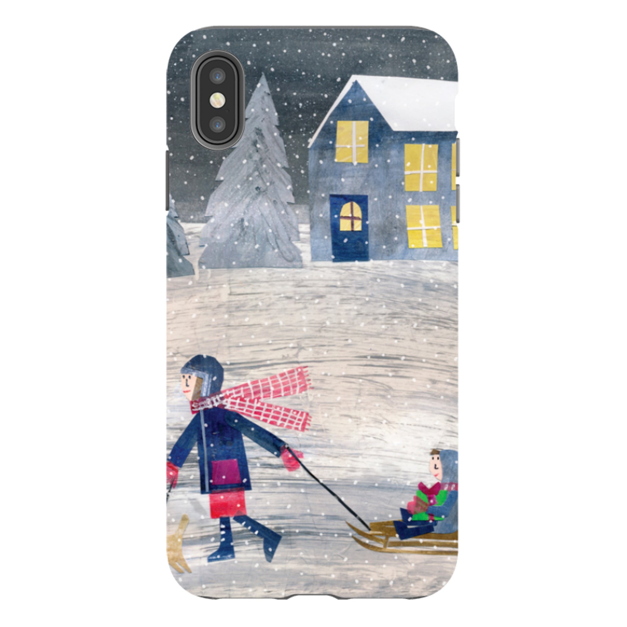 iPhone Tough Case - Sledging By Tracey English