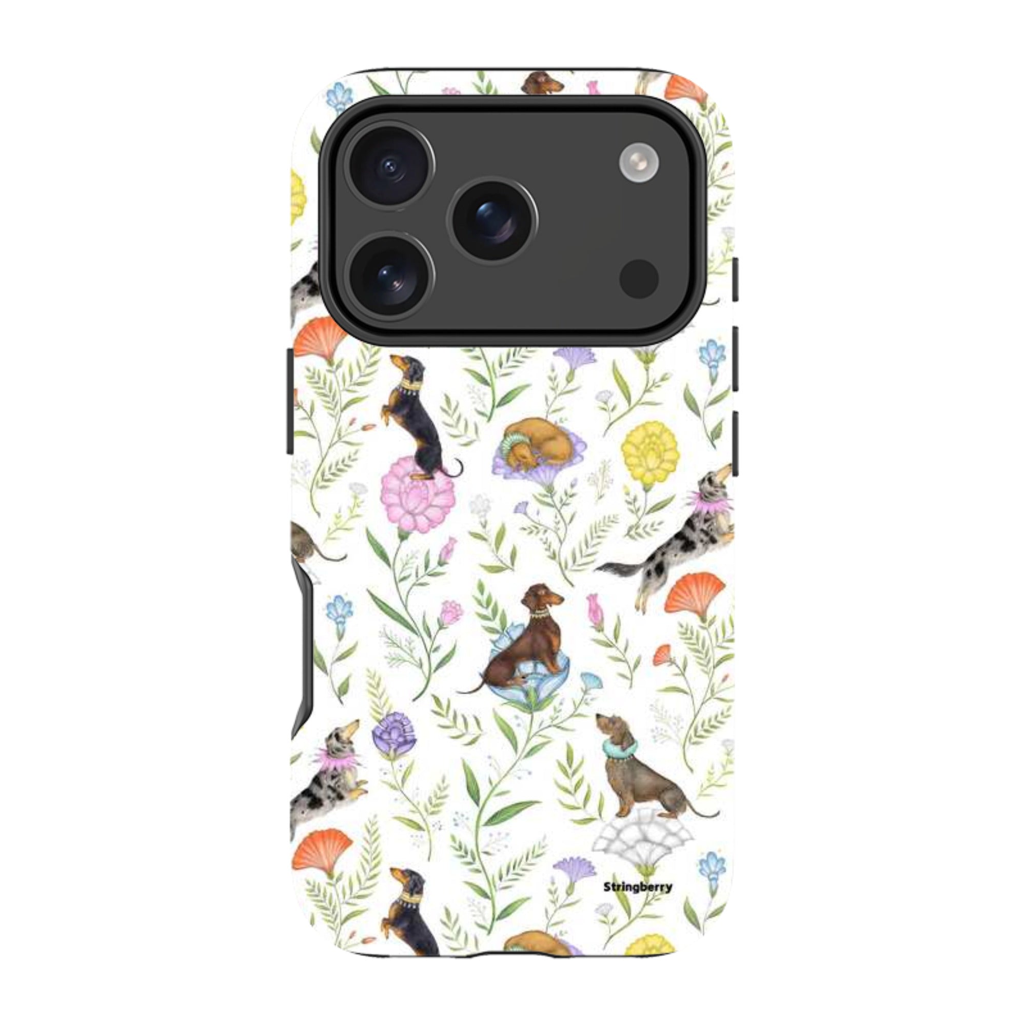 iPhone Tough Case - Doxy Day Afternoon White By Catherine Rowe