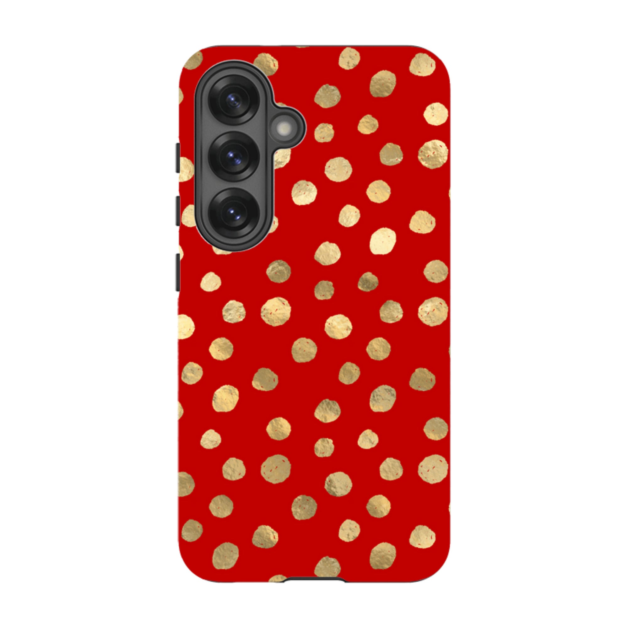 Samsung Tough Case - Burgundy and Gold Stars